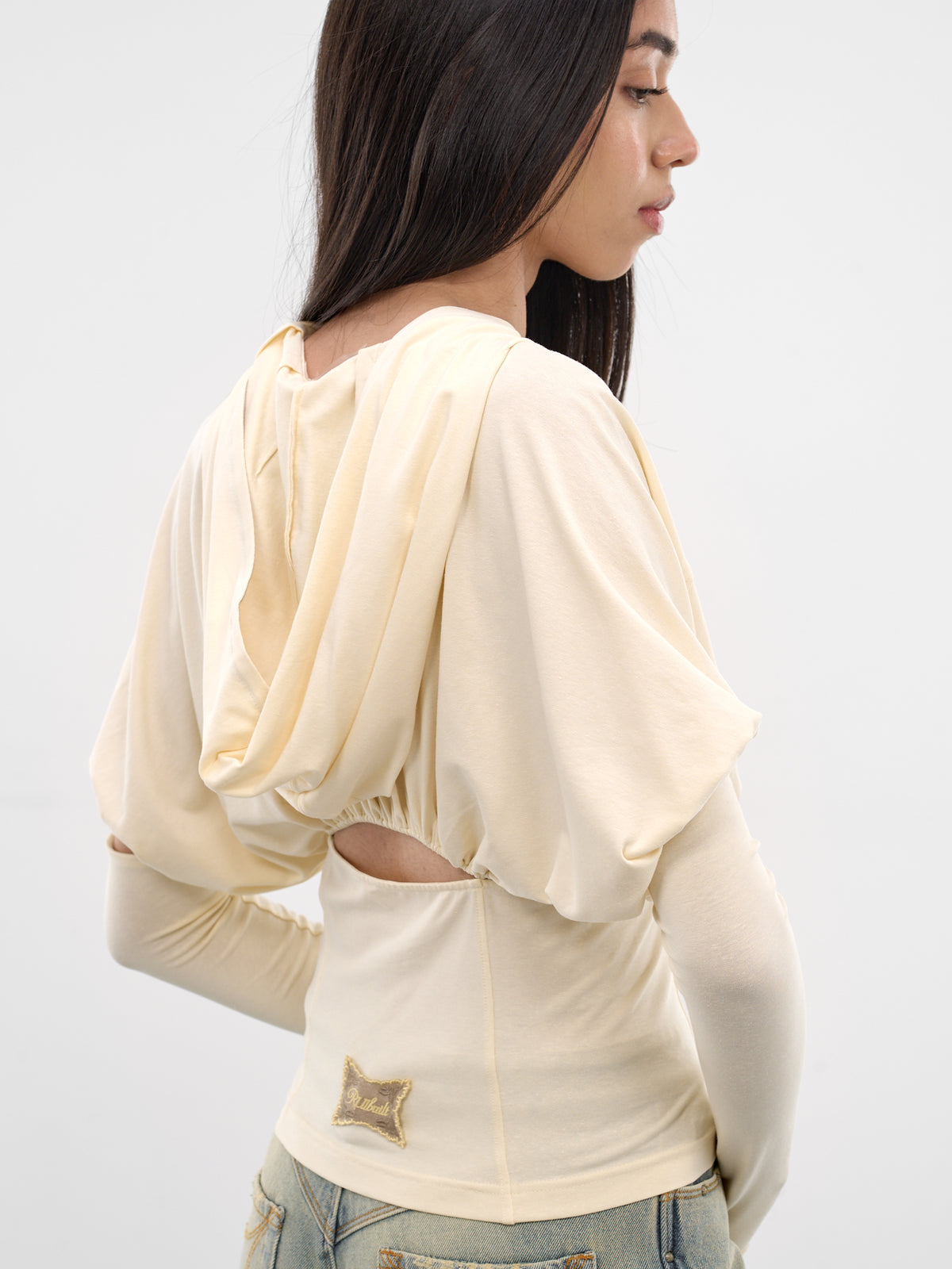 Detachable Sleeve Combo Hooded Jacket (S26WV09BO-BONE)