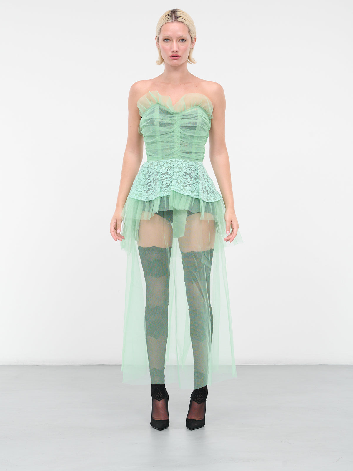 Nylon Dress (S29DG0003-S49543-MINT-GREEN)