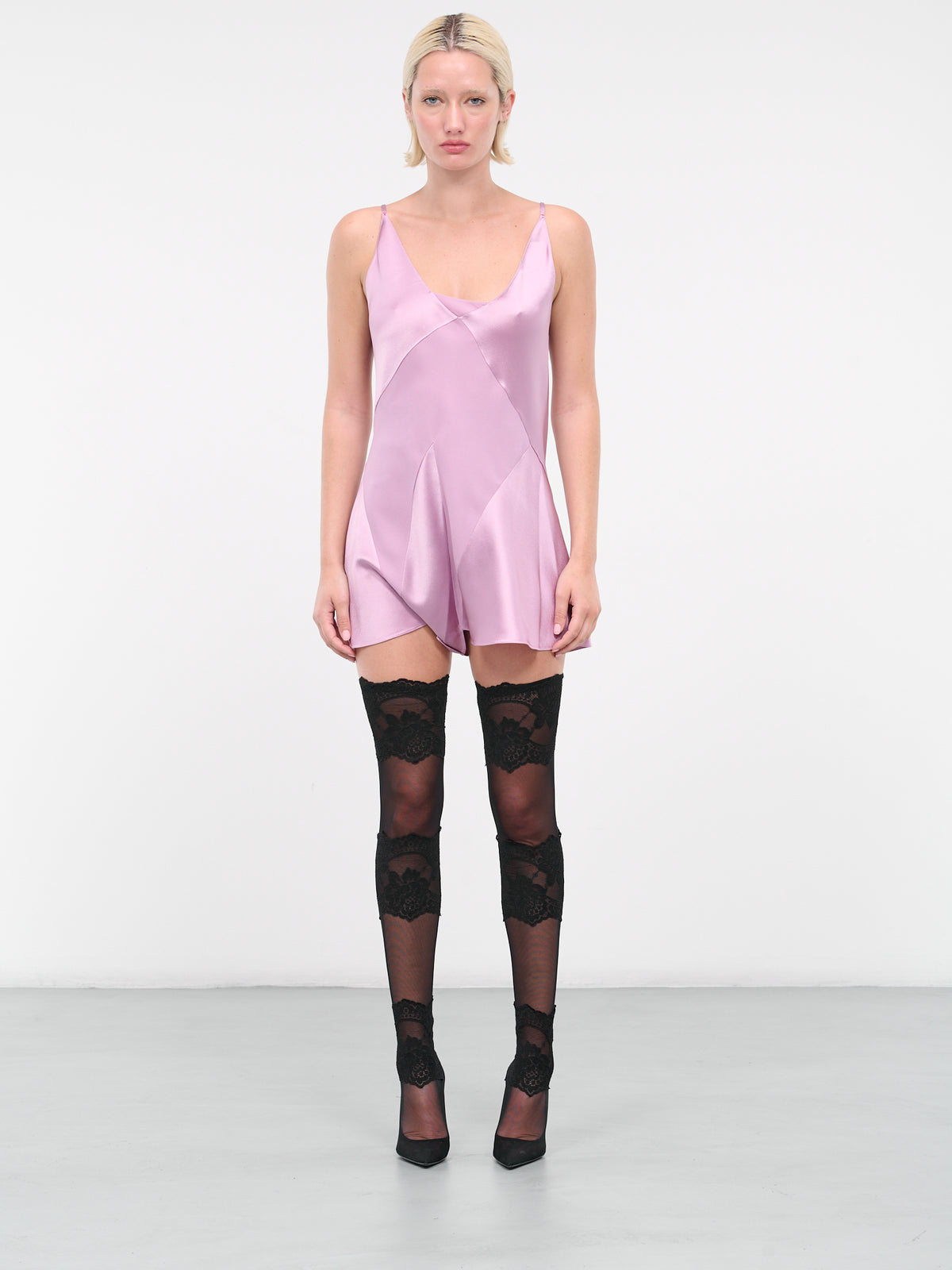 Satin Jumpsuit (S29FP0136-S49465-PINK)