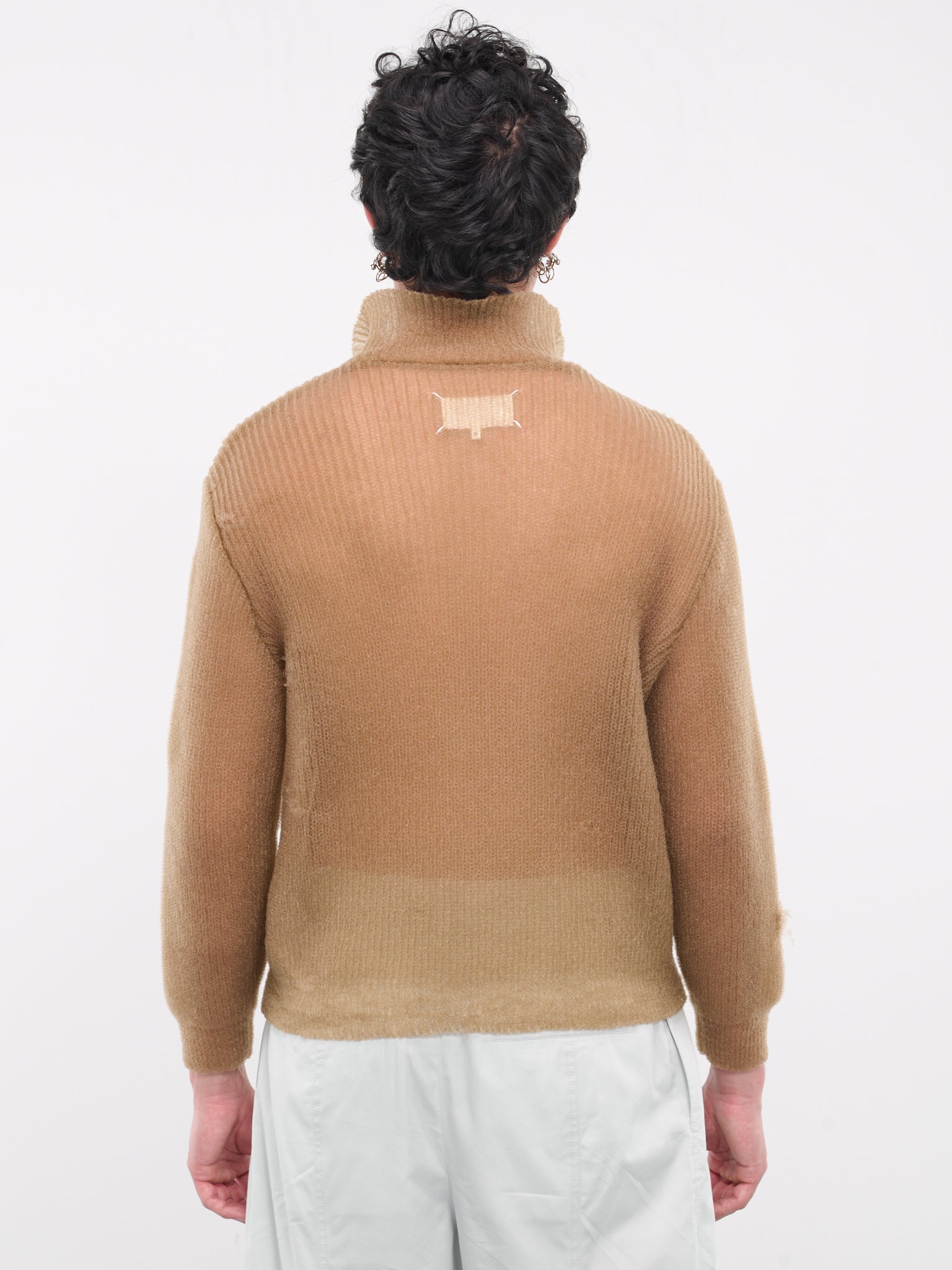 Sheer Knit Sweater (S29HL0006-MI3005-BEIGE)