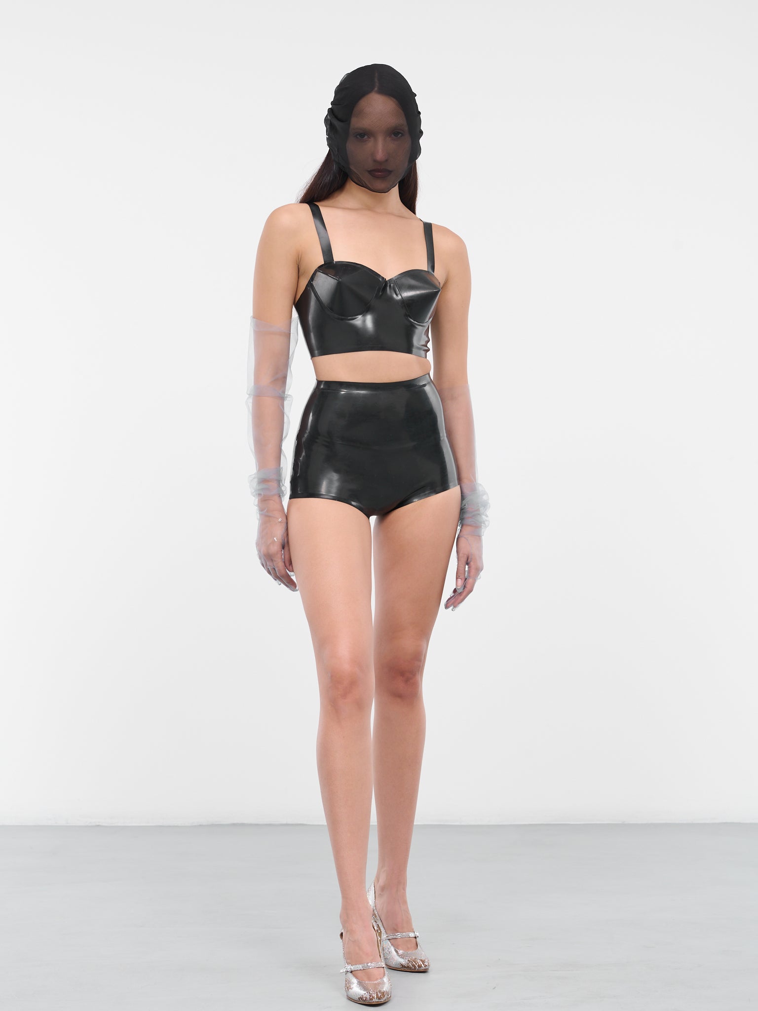 Latex Top (S29RJ0039-SV0259-900-BLACK)