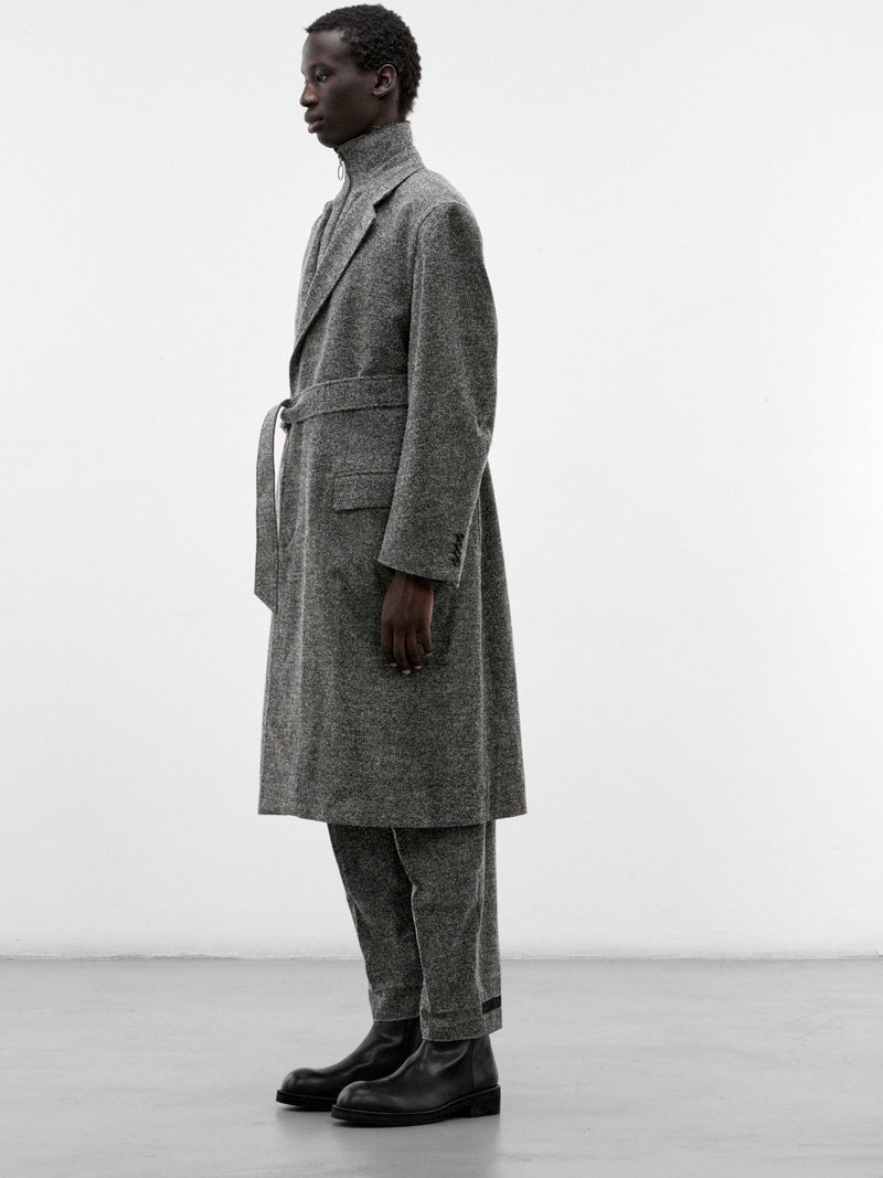 Gray Wool Overcoat (S30PD0125-GREY)