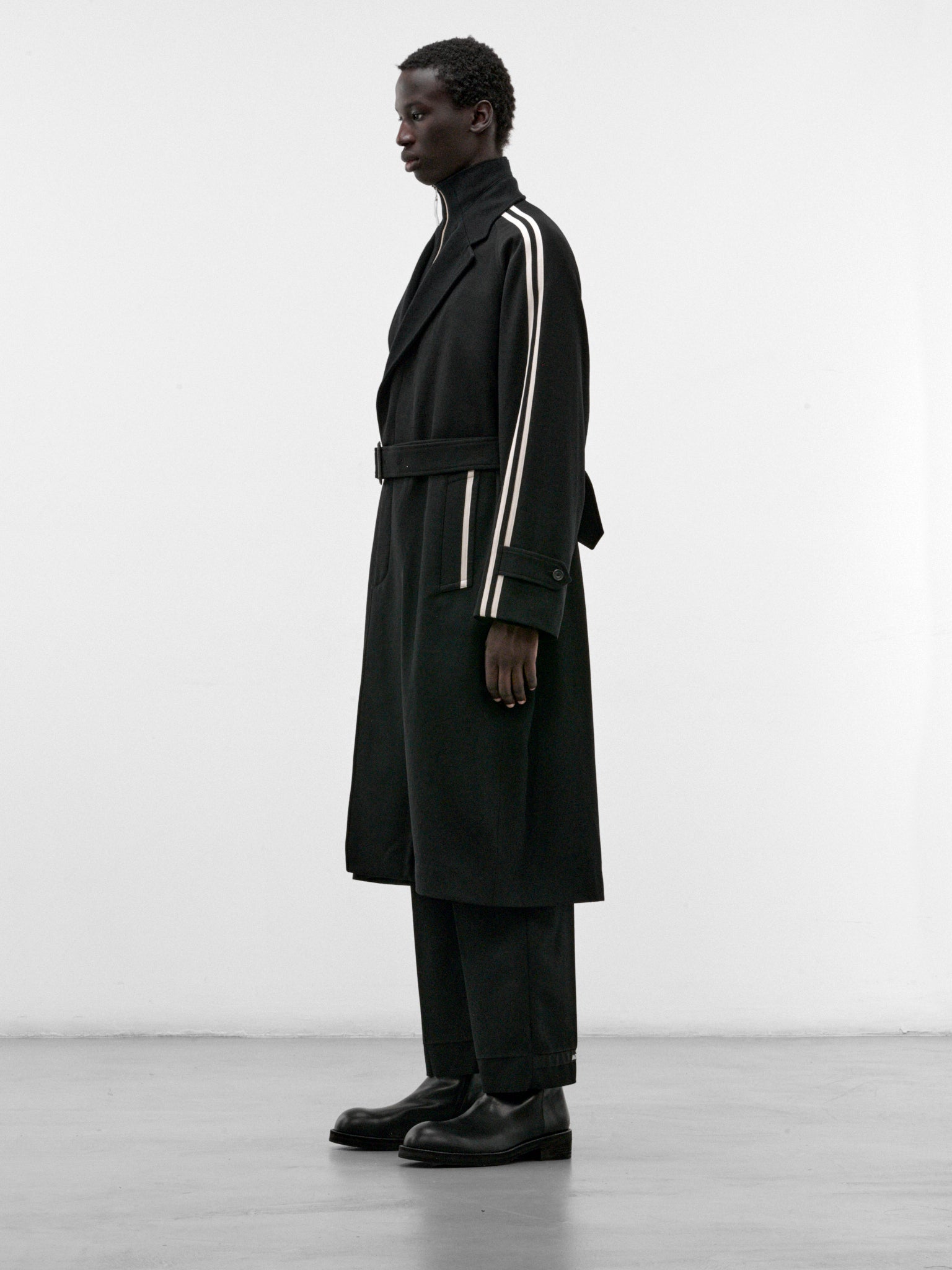 Black Wool Overcoat (S30PD0325-BLACK)