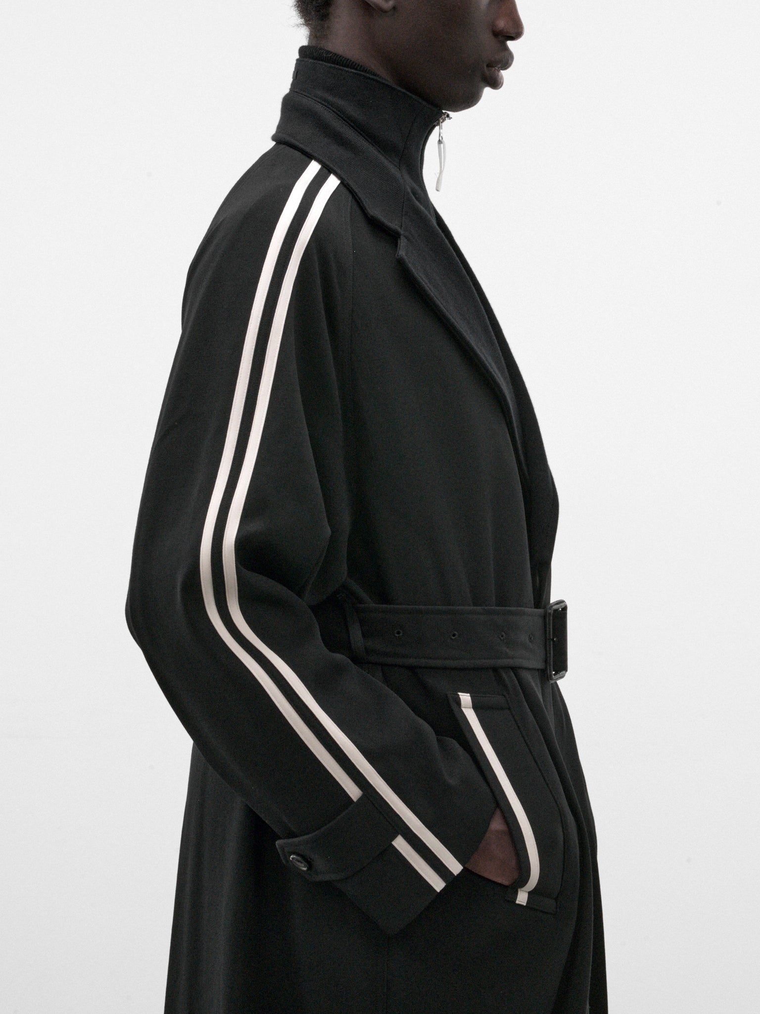 Black Wool Overcoat (S30PD0325-BLACK)
