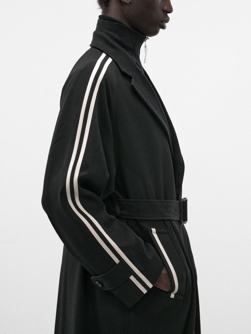 Black Wool Overcoat (S30PD0325-BLACK)