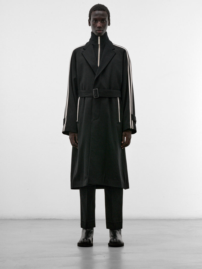 Black Wool Overcoat (S30PD0325-BLACK)