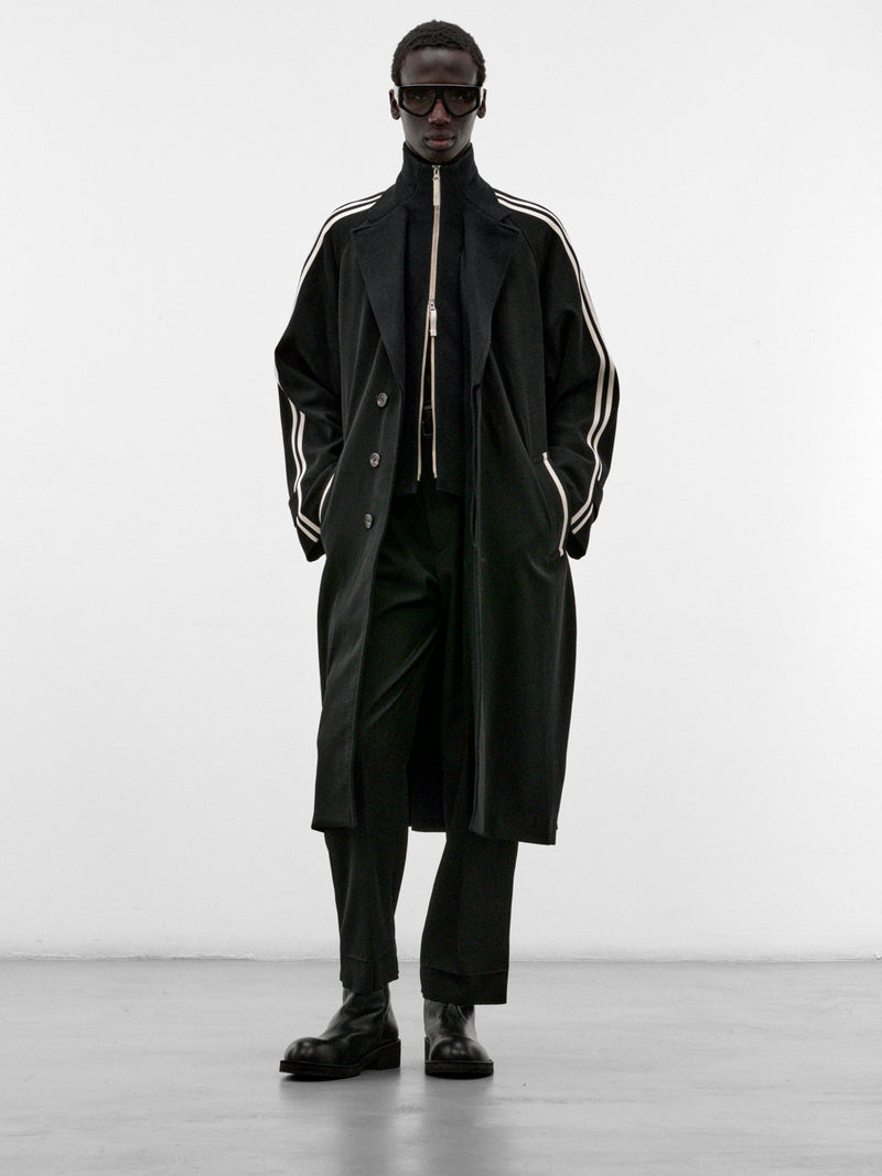 Black Wool Overcoat (S30PD0325-BLACK)