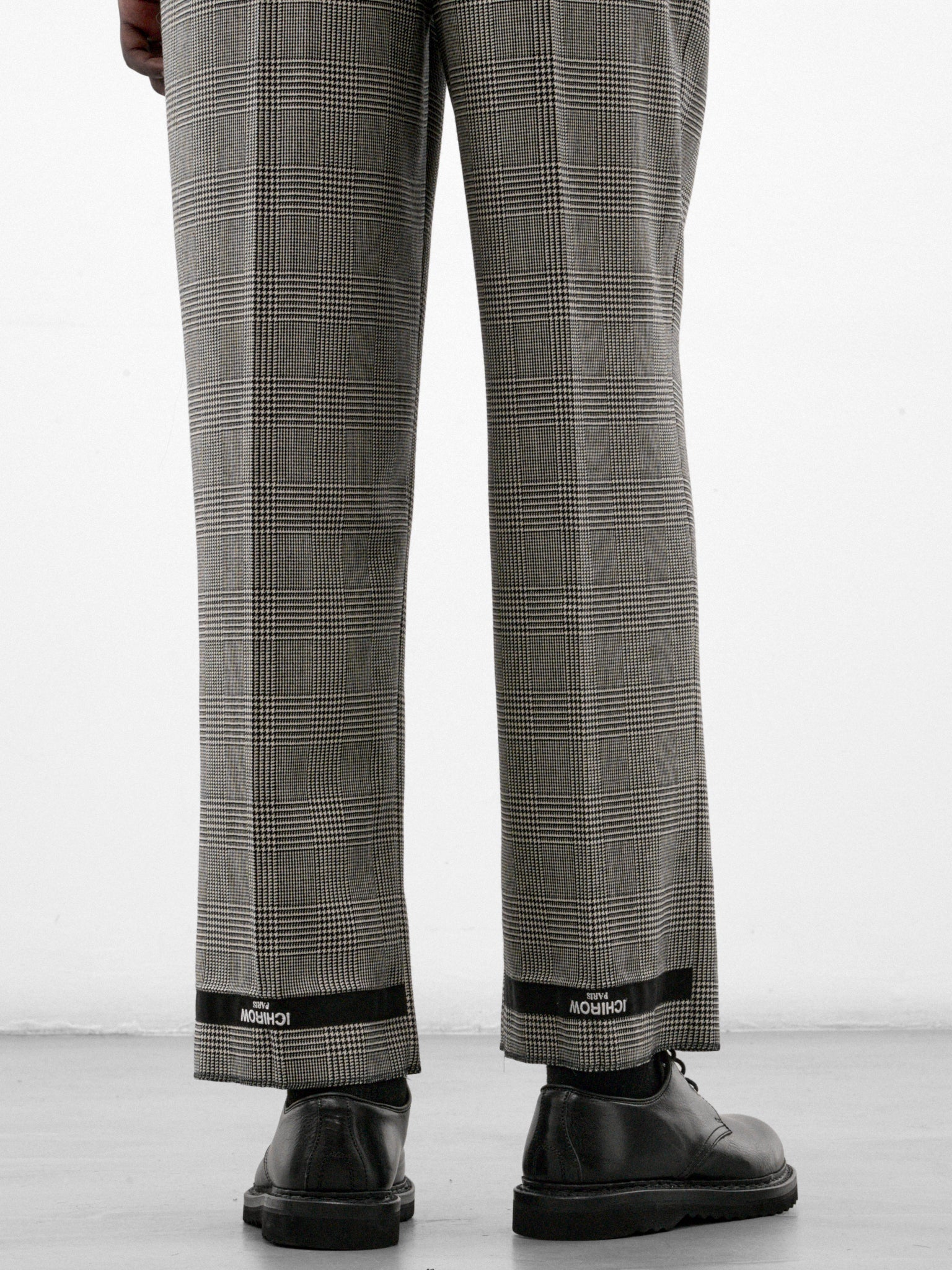 Gray Wool Pleated Straight Trousers (S30SC02B25-GREY)