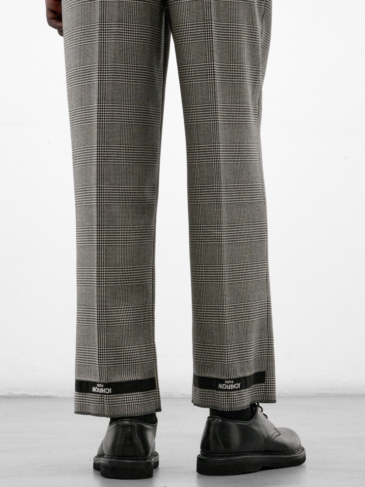 Gray Wool Pleated Straight Trousers (S30SC02B25-GREY)