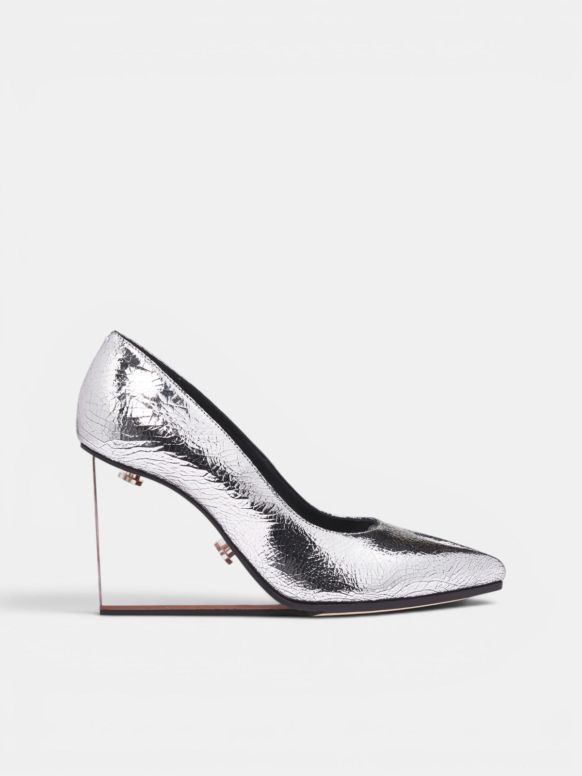 Silver Tabi Claw Plexi Pump (S39WL0187-P5016-T9002-METALLIC)