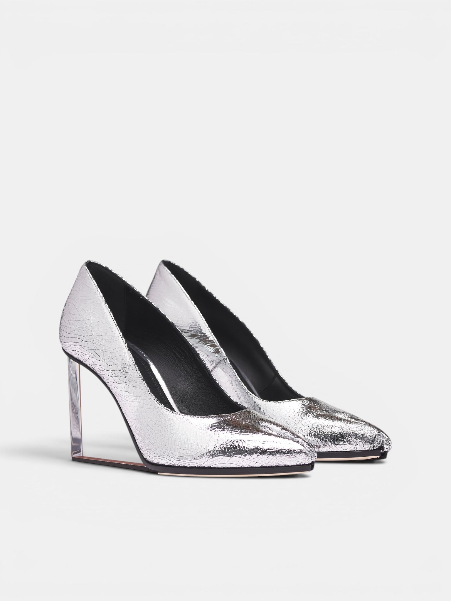 Silver Tabi Claw Plexi Pump (S39WL0187-P5016-T9002-METALLIC)