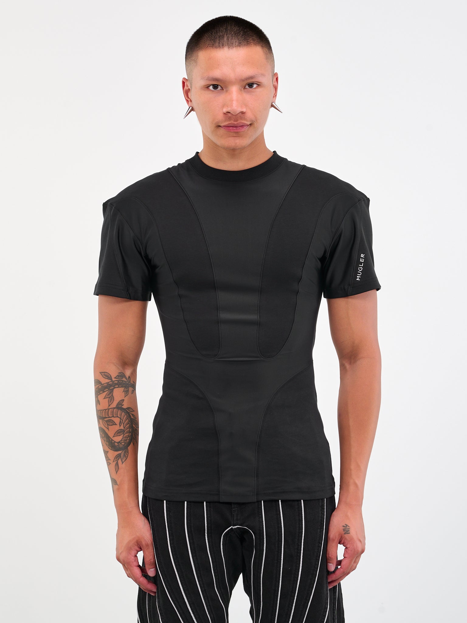 Illusion T-Shirt (S3TS0095681-B1919-BLACK-BLACK)