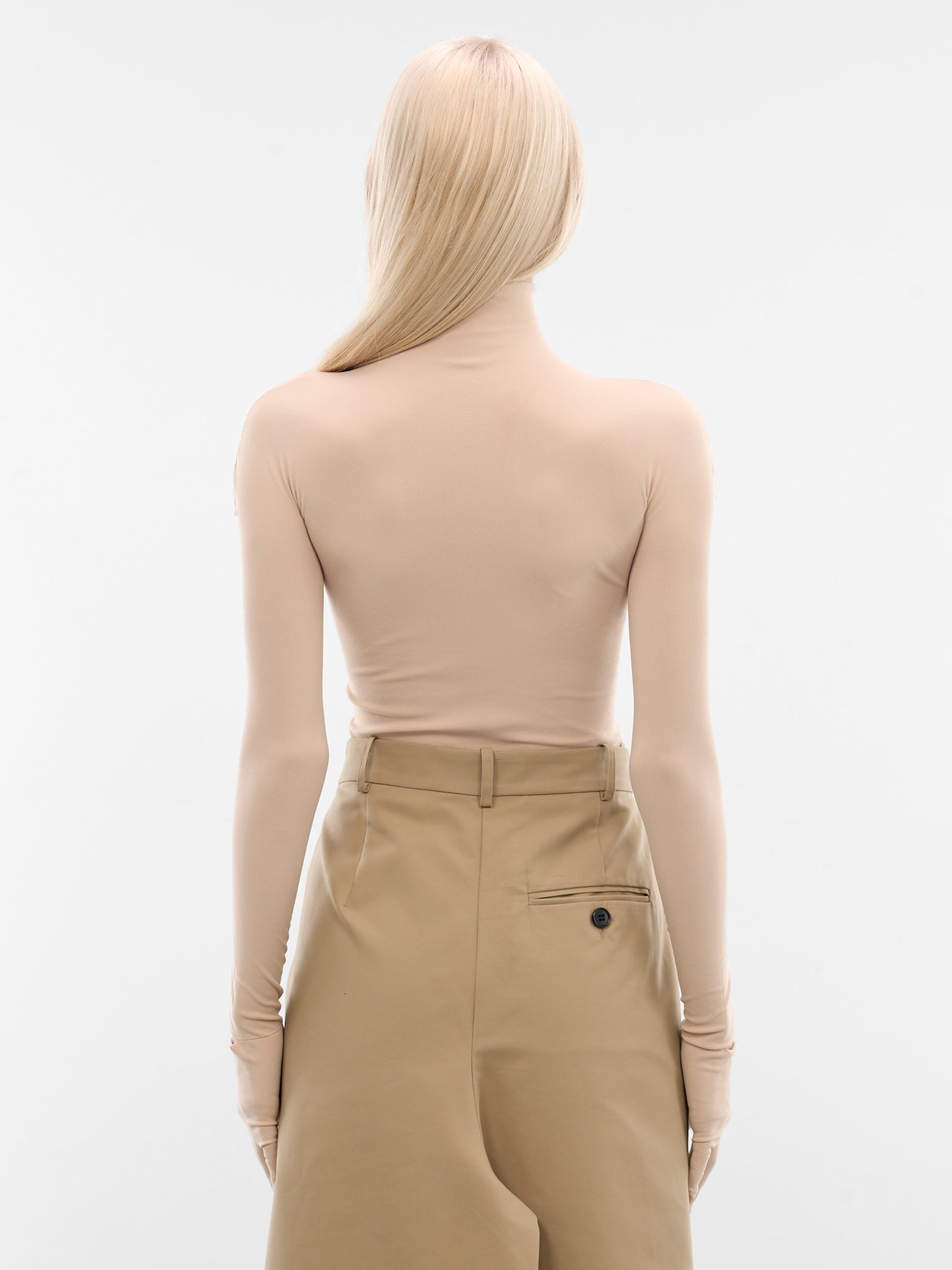 Nude Nylon Gloved Collant Top (S4-M-4012-1024-NUDE)