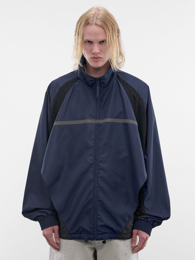 Blue Contrast Panel Track Jacket (S50AM0663-S76420-962-BLUE)