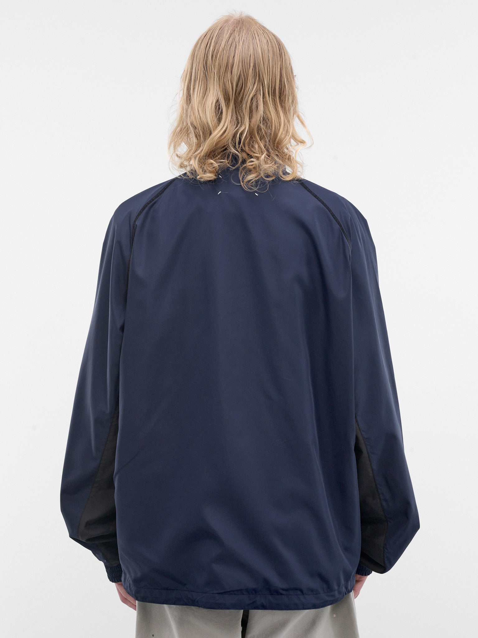 Blue Contrast Panel Track Jacket (S50AM0663-S76420-962-BLUE)