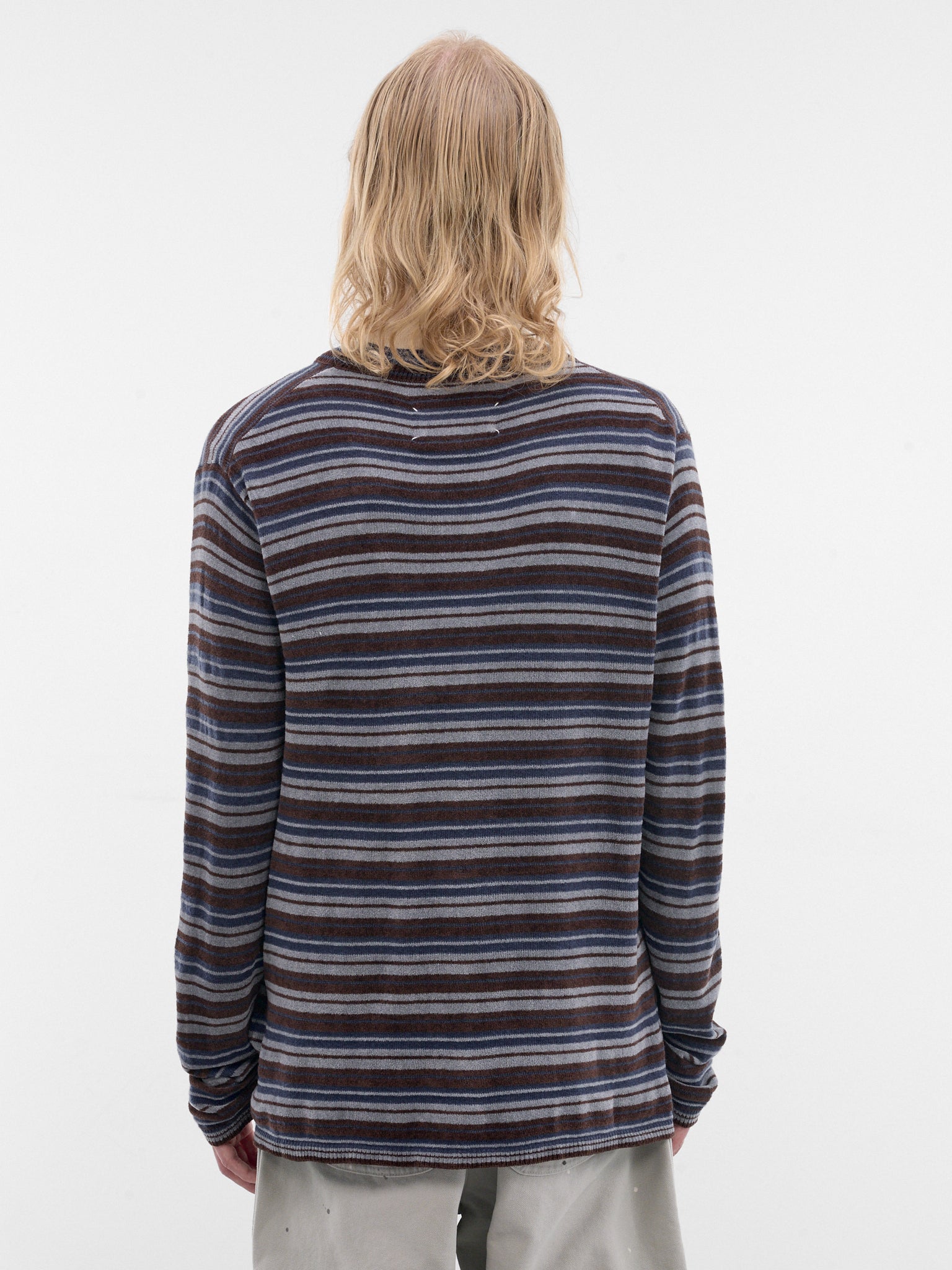 Striped Wool Cardigan (S50HP0055-M13323-001F-MULTI)