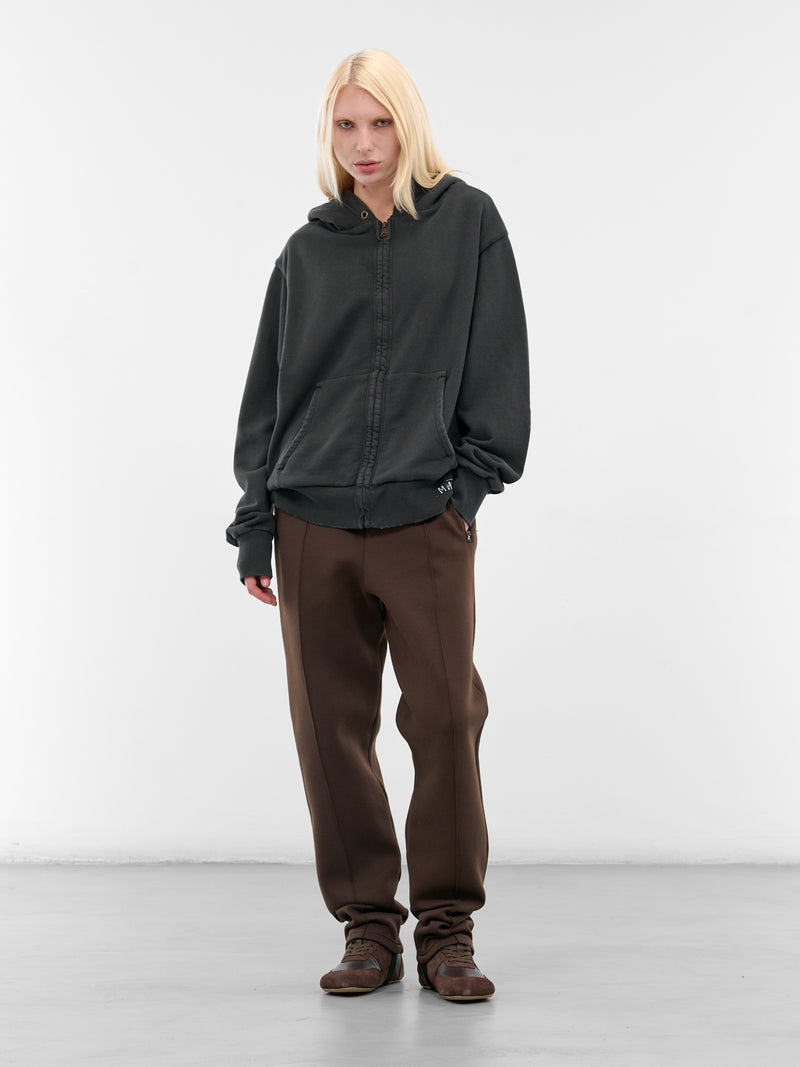 Brown Creased Taper Sweatpants (S50KA0692-M20131-143-BROWN)