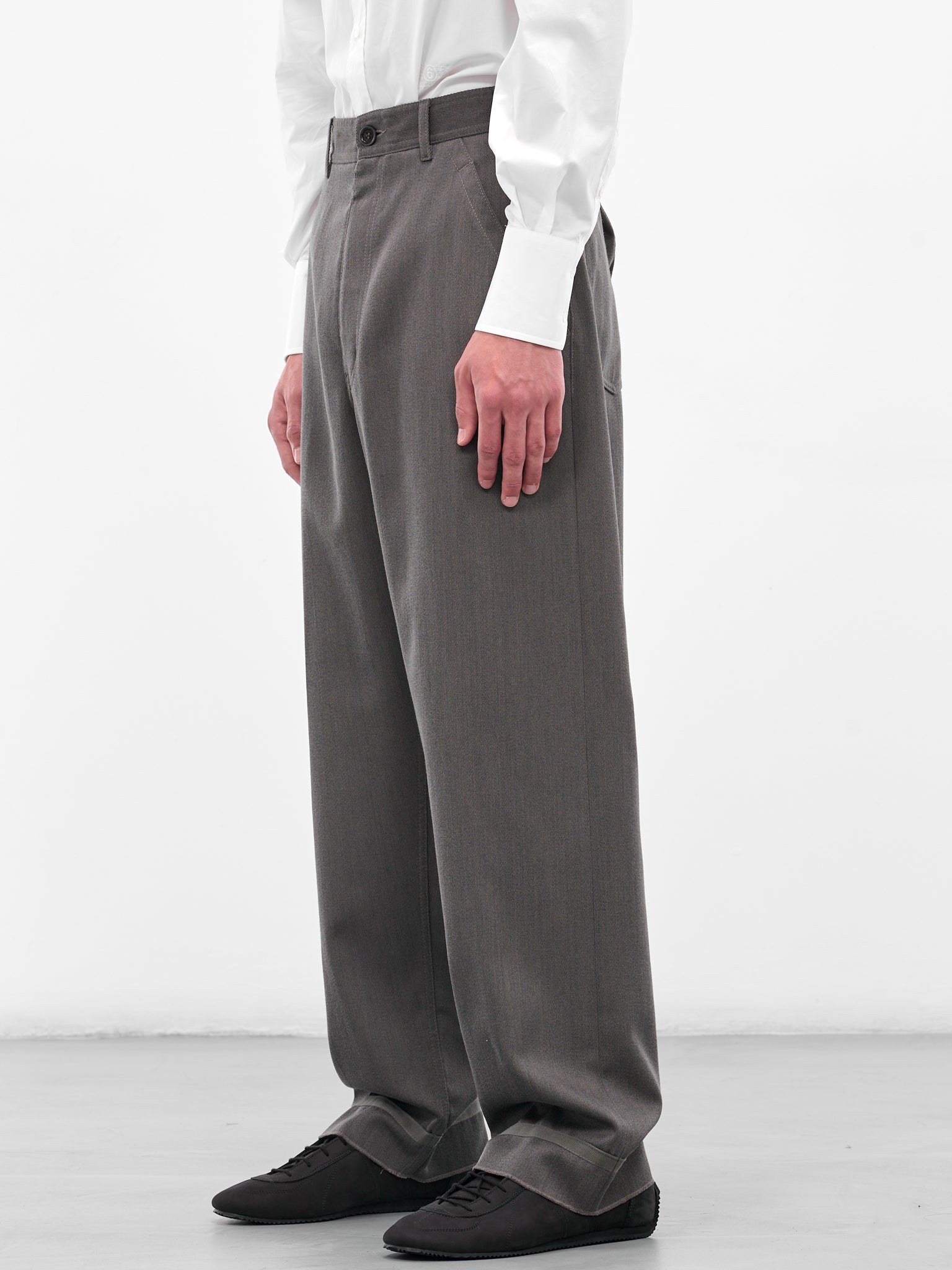 MAISON MARGIELA Wool Tailored Jeans | H.Lorenzo - side