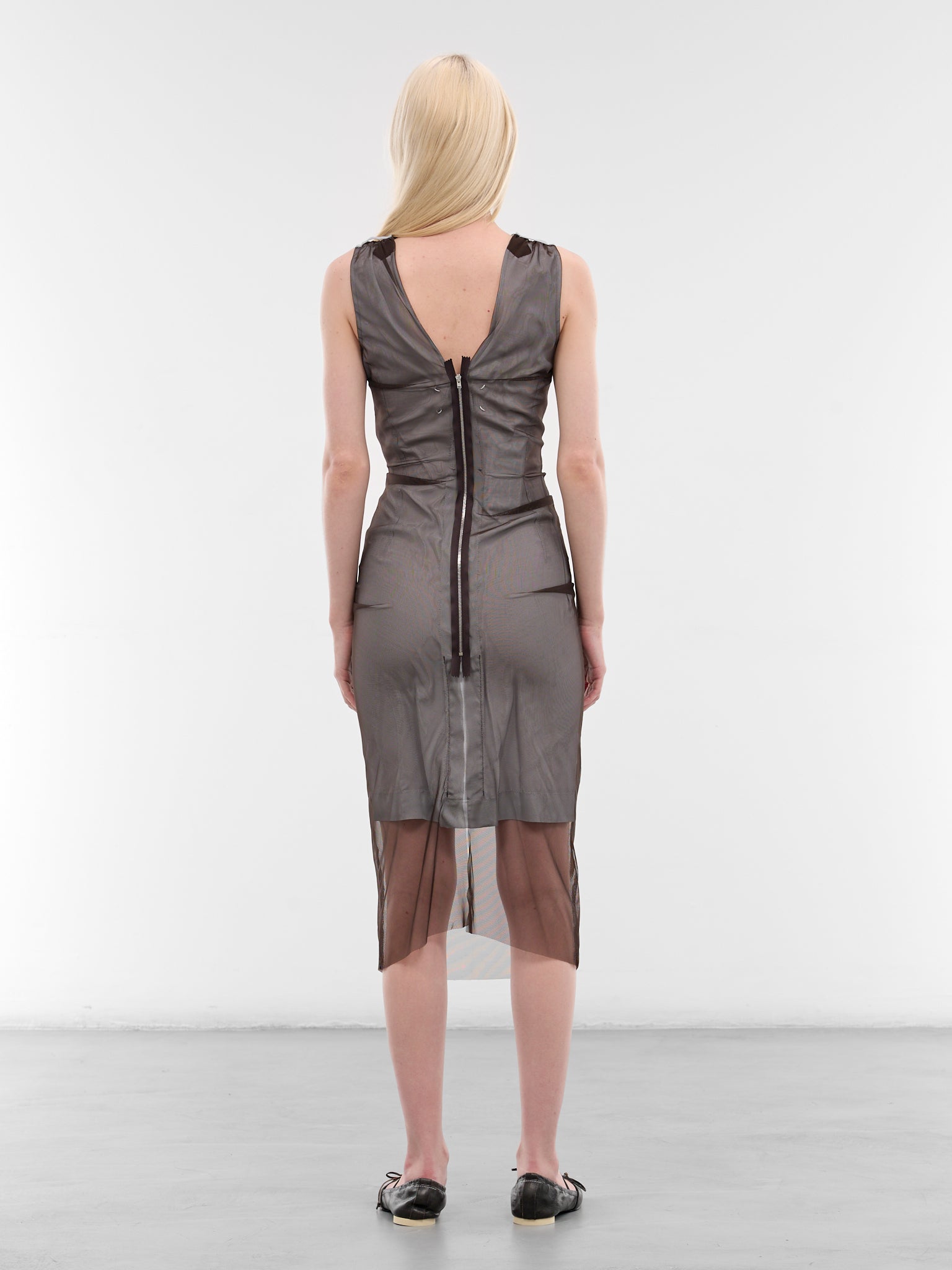 maison margiela midi dress MM6 Maison Margiela Wool midi dress - S62DG0055M35653900