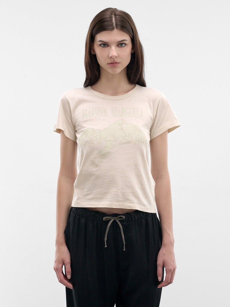 Cream Bird Graphic Tee (S51GC0554-M20162-102-OFF-WHITE)