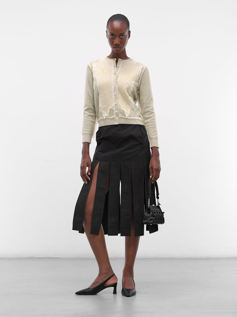 【美品】マディソンブルー HIGH WAIST SPT LAMB WOOL 01 Olivia Mesh 85mm Black Pump | Alexandre Birman