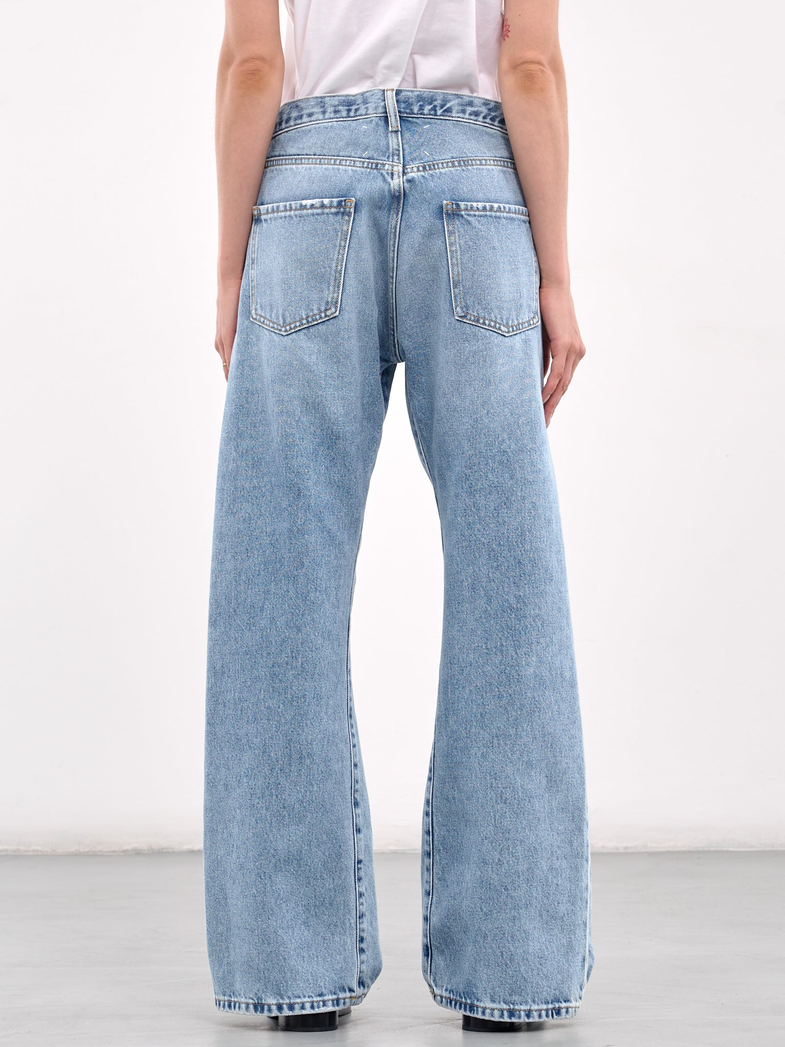 Contrast Pocket Jeans (S51LA0052-S30513-DENIM-BLUE)