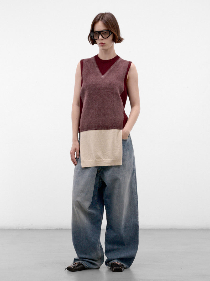 Blue Archive Wrap Denim Jeans (S51LA0188-M30034-OLD-BLUE)