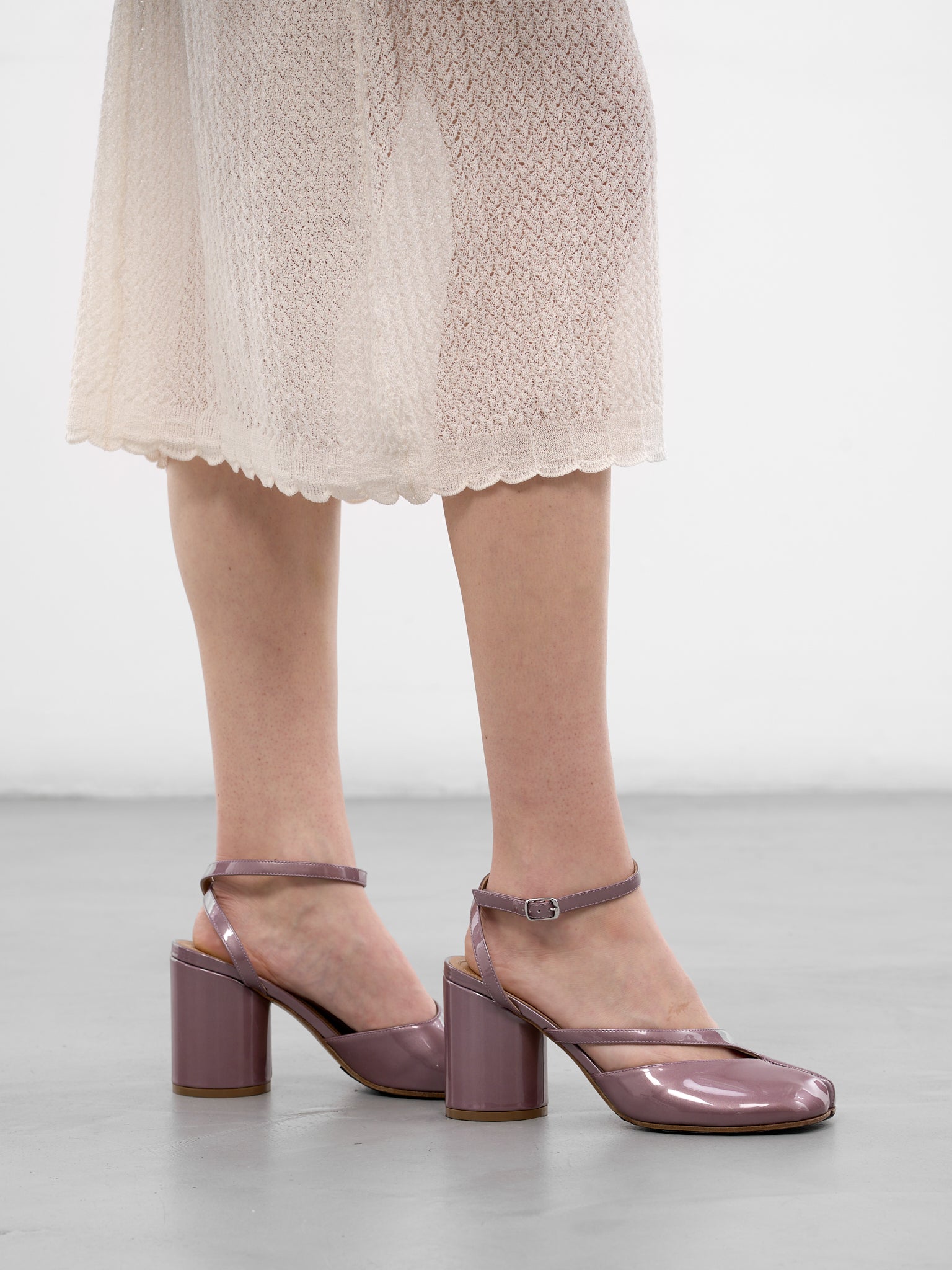 Sheer Gradient Knit Midi Skirt (S51ME0061-M13231-101S-GRAY)