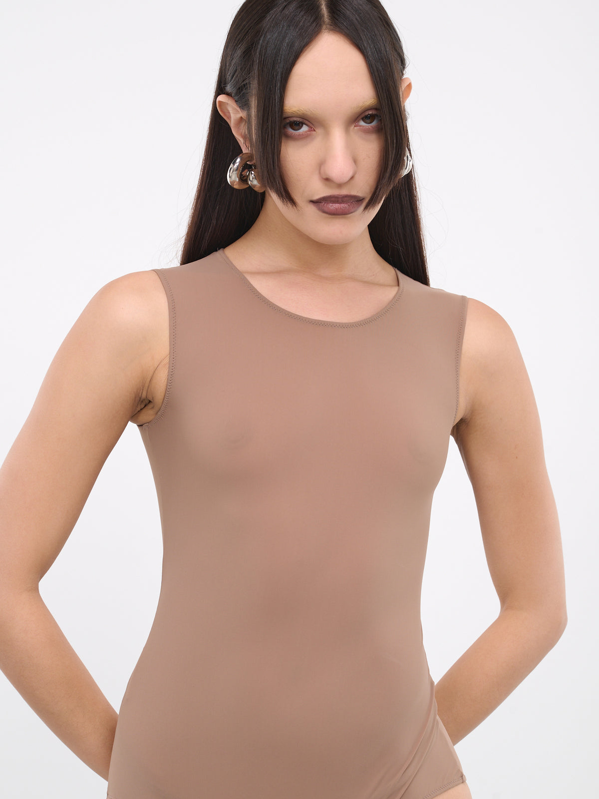 Technical Jersey Bodysuit (S51NA0065-S20518-BROWN)