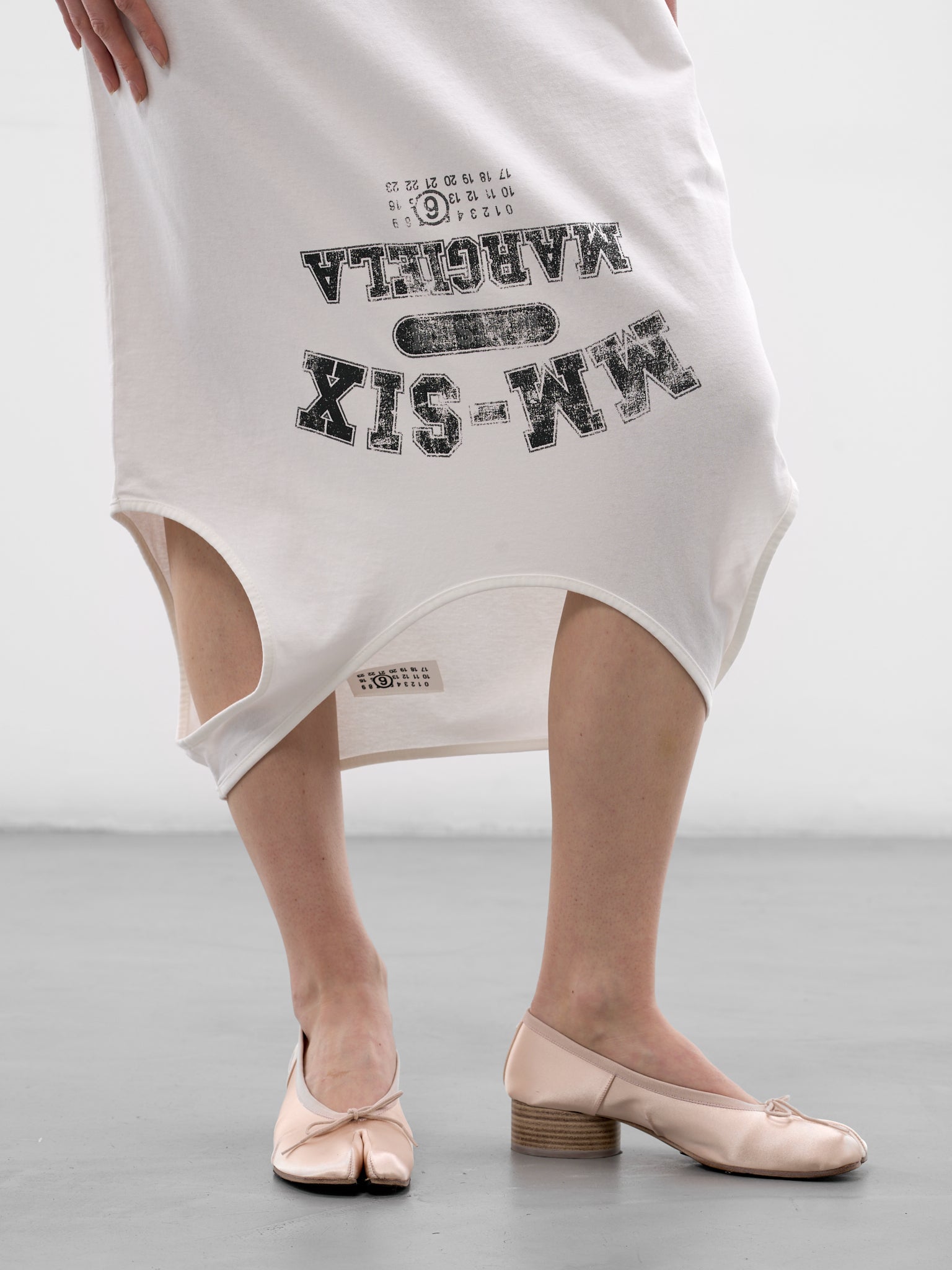 Deconstructed Tank Top Midi Dress (S52DD0076-M20050-OFF-WHITE)