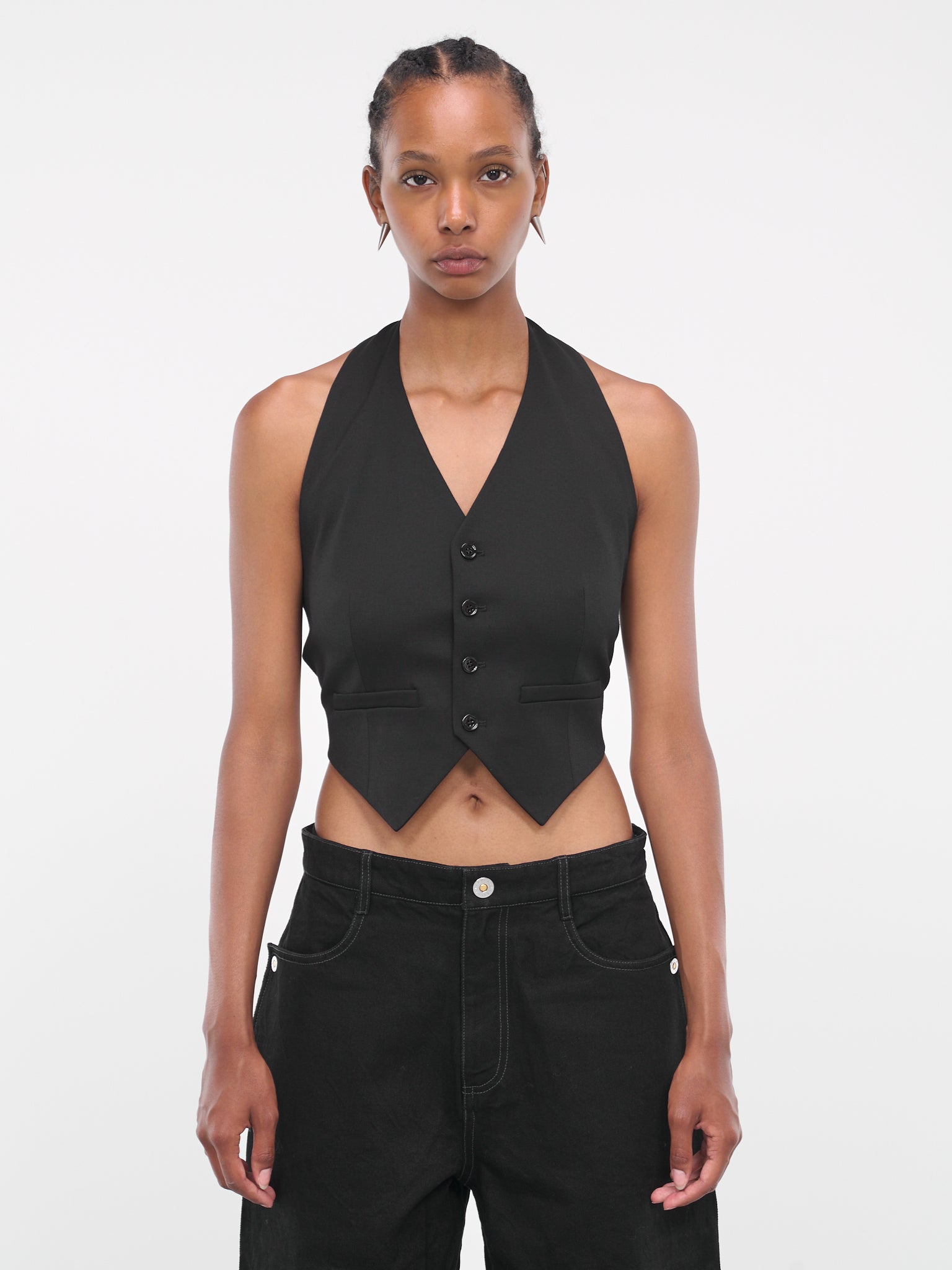 Tuxedo Gilet (S52FB0083-S47848-900-BLACK)