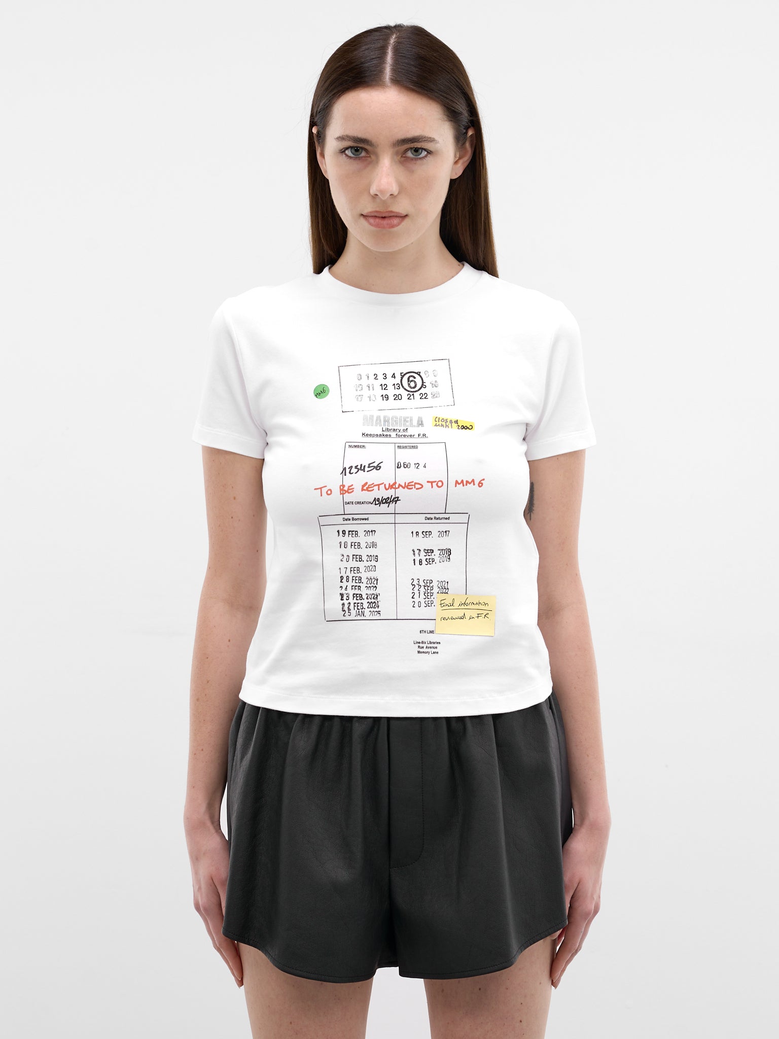 White Cotton Graphic Print Tee (S52GC0360-M20185-100-WHITE)