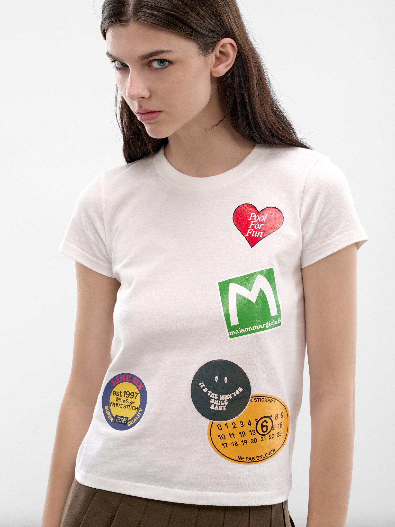 White Jersey Graphic Logo Tee (S52GC0373-M20050-101-OFF-WHITE)