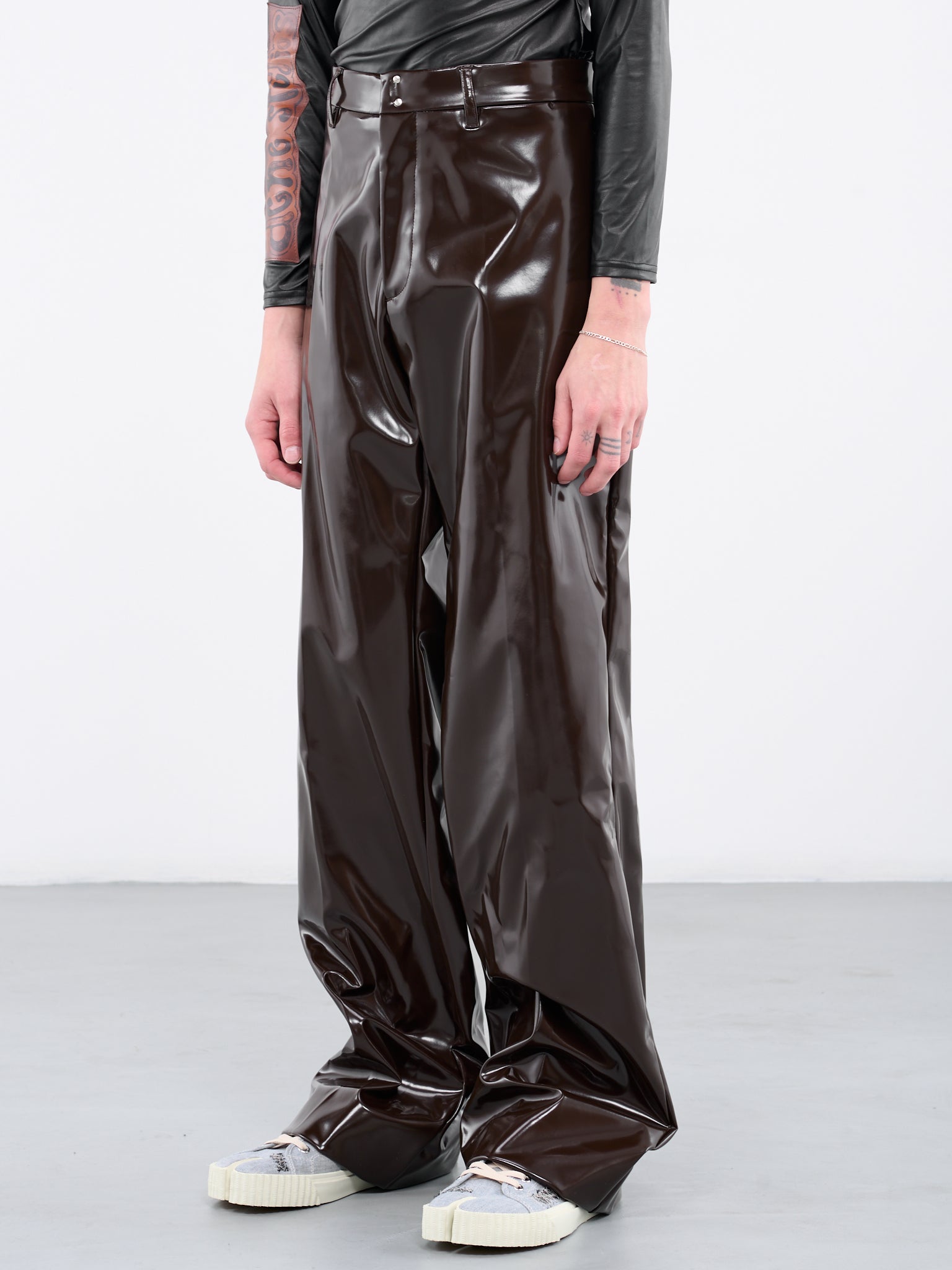 MM6 MAISON MARGIELA Vinyl Trousers | H.Lorenzo - side