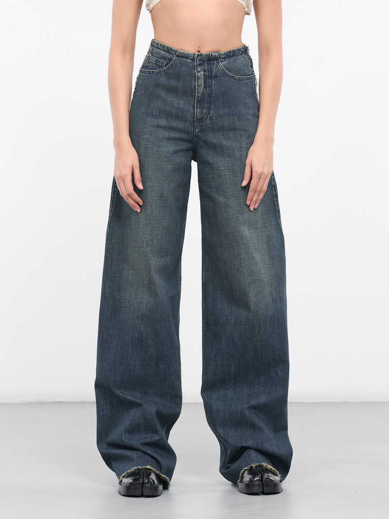 Denim 5-Pocket Trousers (S52KA0482-S30888-BLUE)