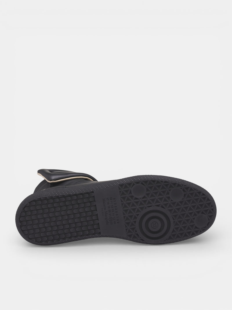 Black Leather Mid-Top Future Sneakers (S57WS0538-P7573-T8013-BLACK)