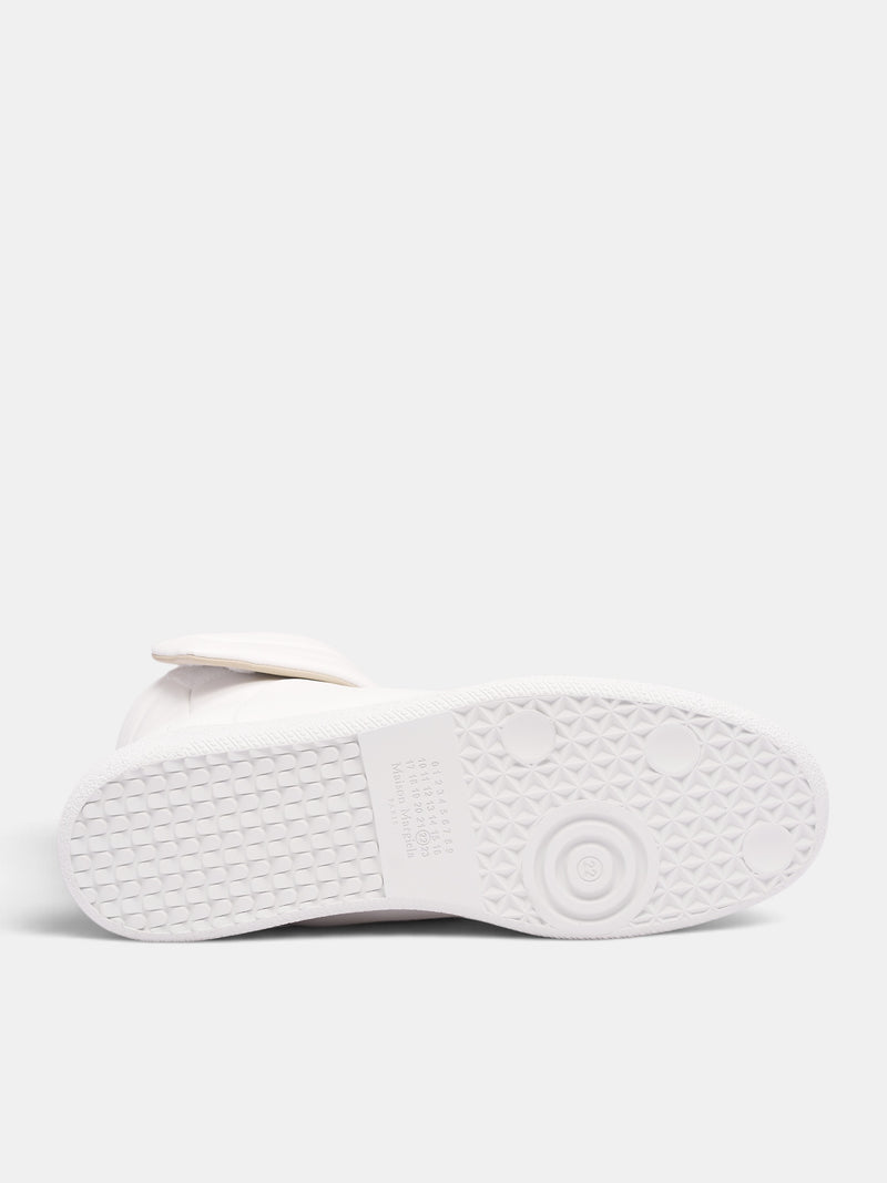 White Leather Mid-Top Future Sneakers (S57WS0538-P7573-WHITE)