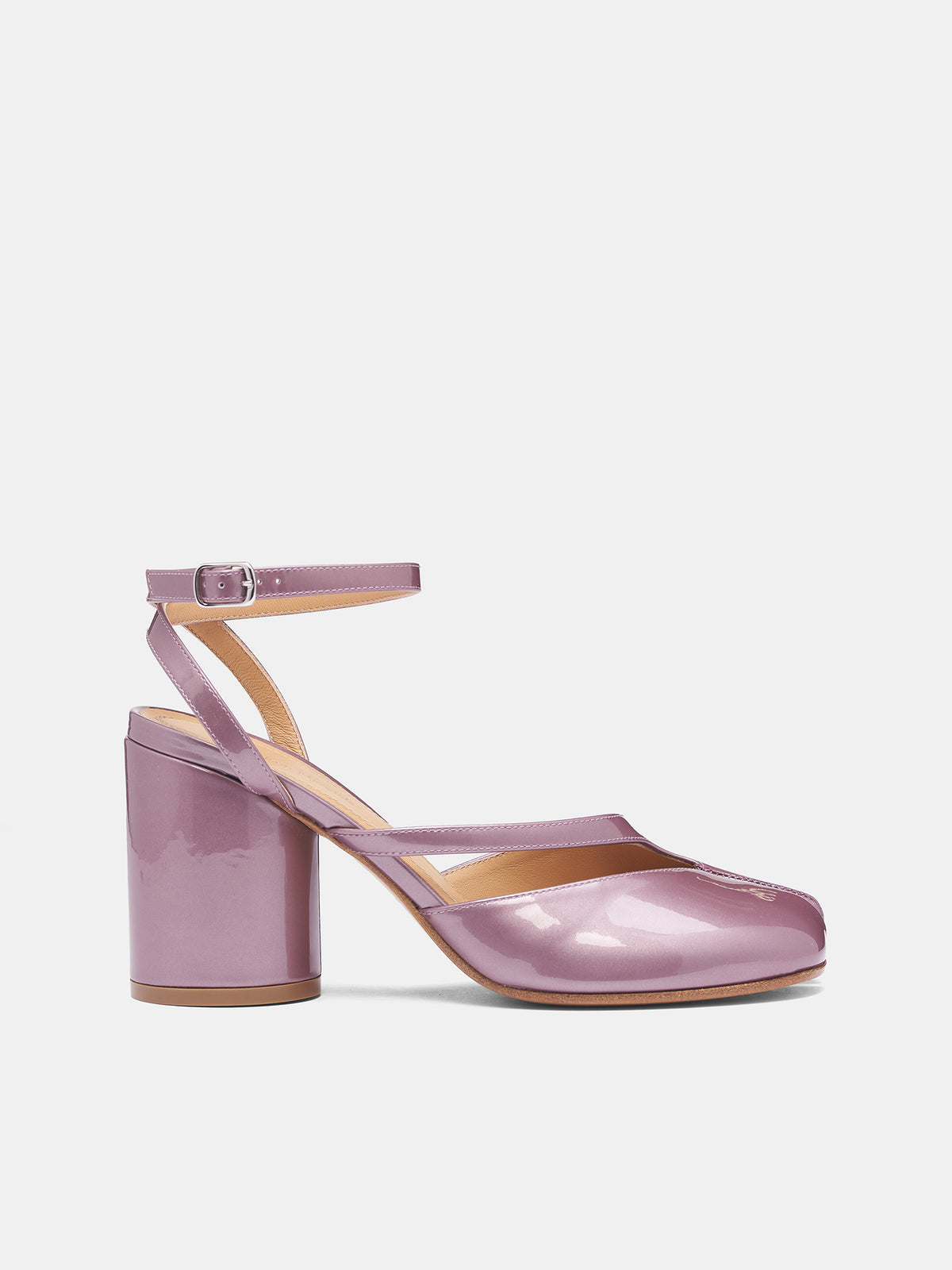Dusty Pink Patent Tabi Pumps (S58WP0280-P7552-DUSTY-PINK)