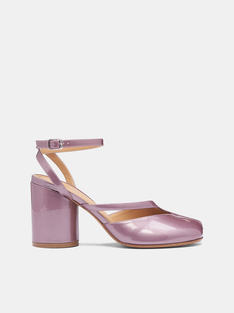 Dusty Pink Patent Tabi Pumps (S58WP0280-P7552-DUSTY-PINK)