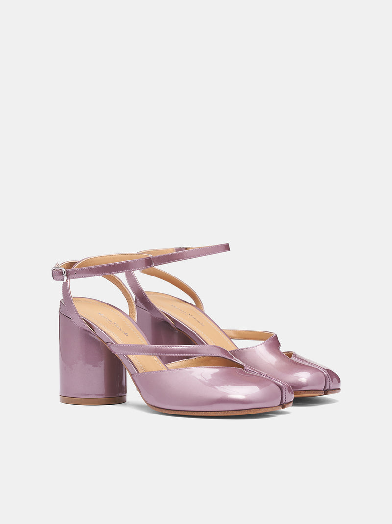Dusty Pink Patent Tabi Pumps (S58WP0280-P7552-DUSTY-PINK)