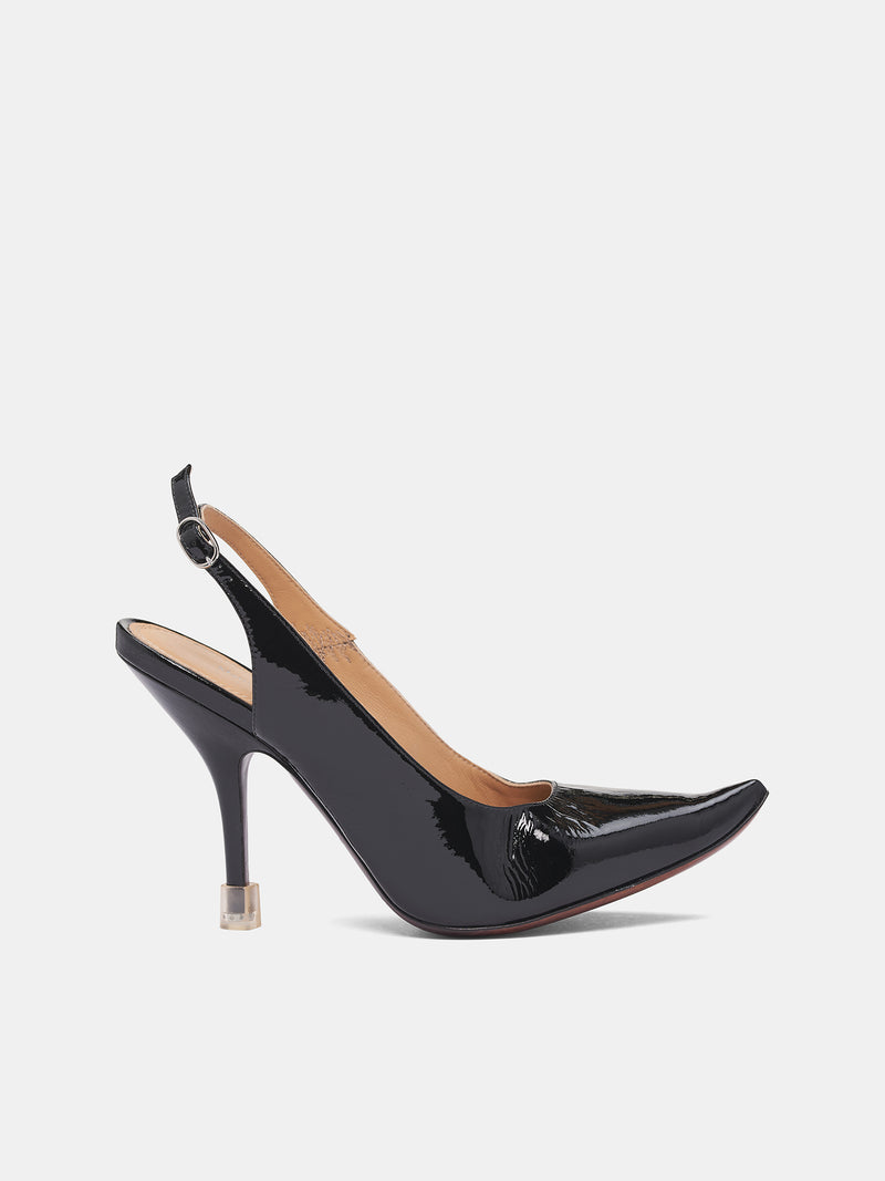 Black Loved To Death Slingback (S58WP0292-P7426-T8013-BLACK)