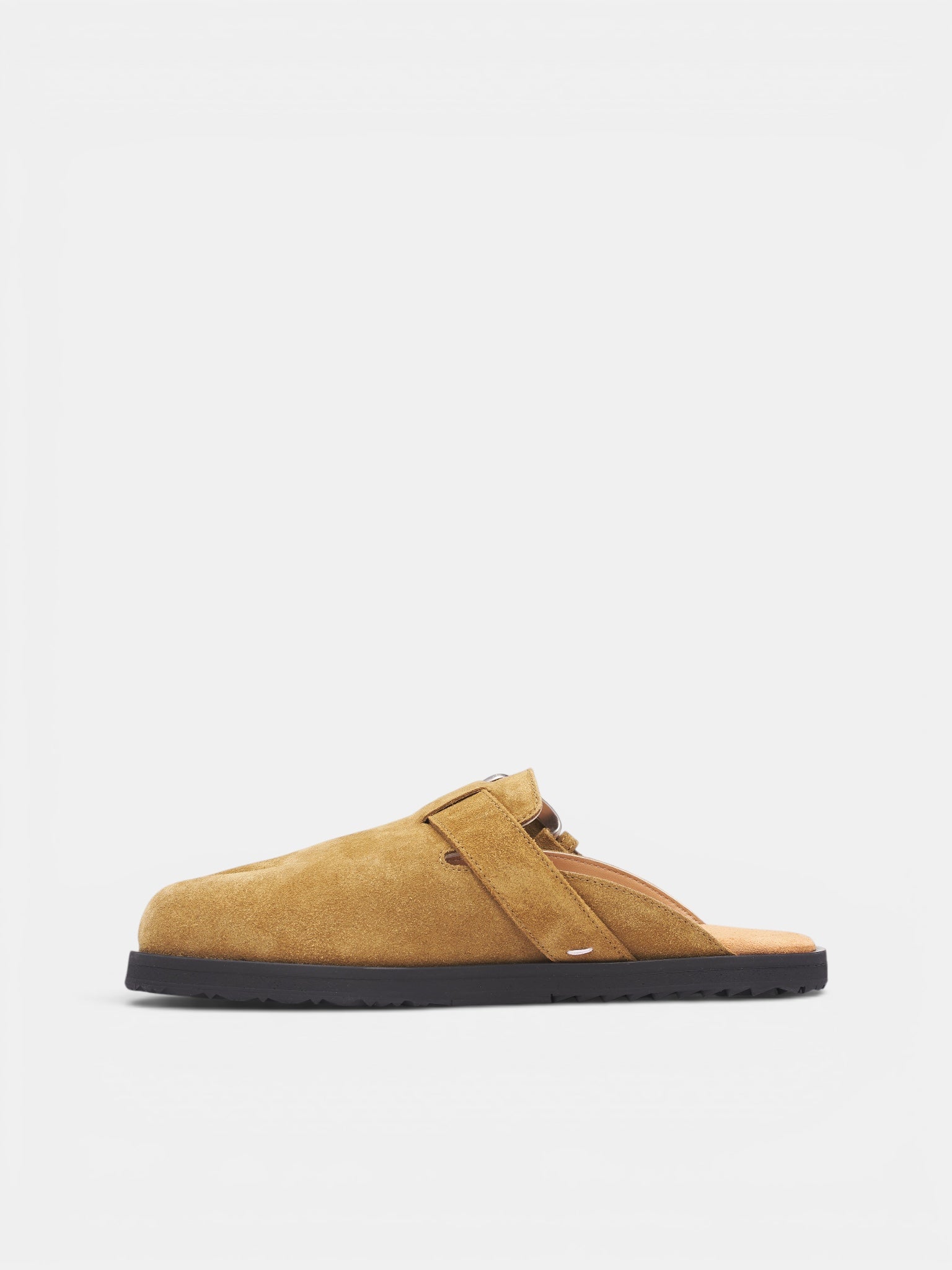 Khaki Suede Tabi Daily Mules (S58WP0316-P9026-T2285-BROWN)