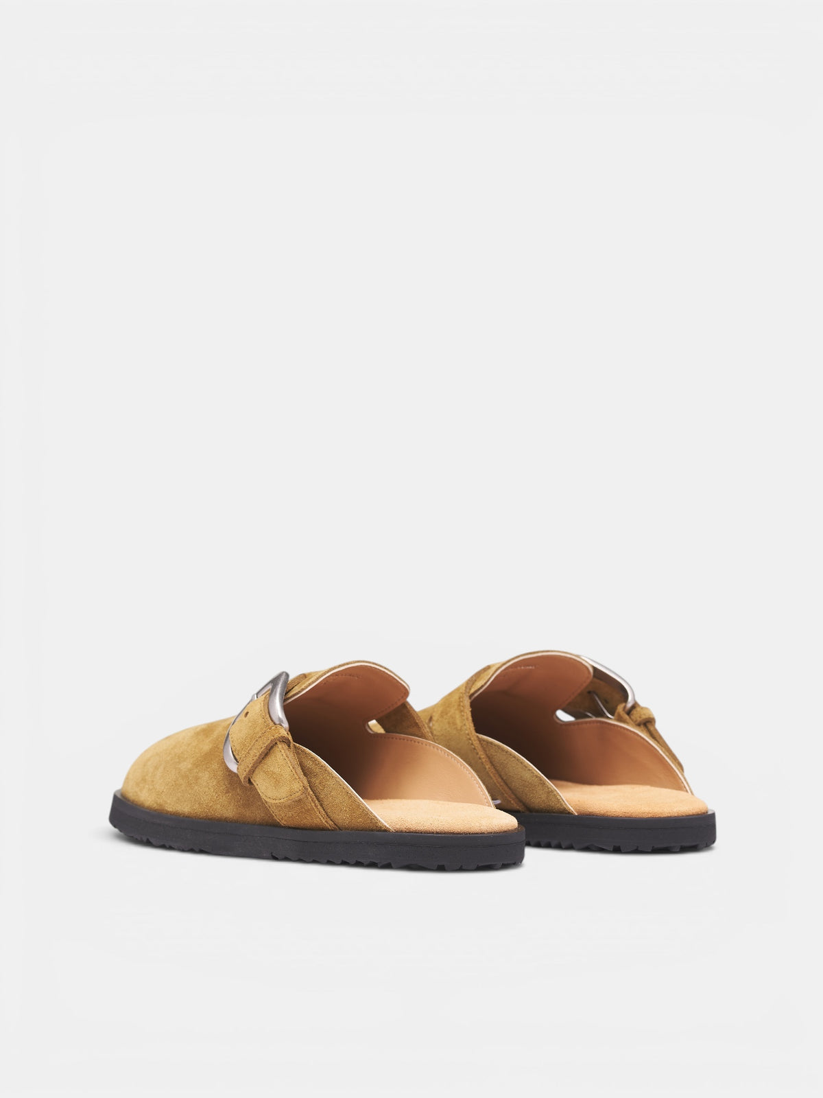 Khaki Suede Tabi Daily Mules (S58WP0316-P9026-T2285-BROWN)