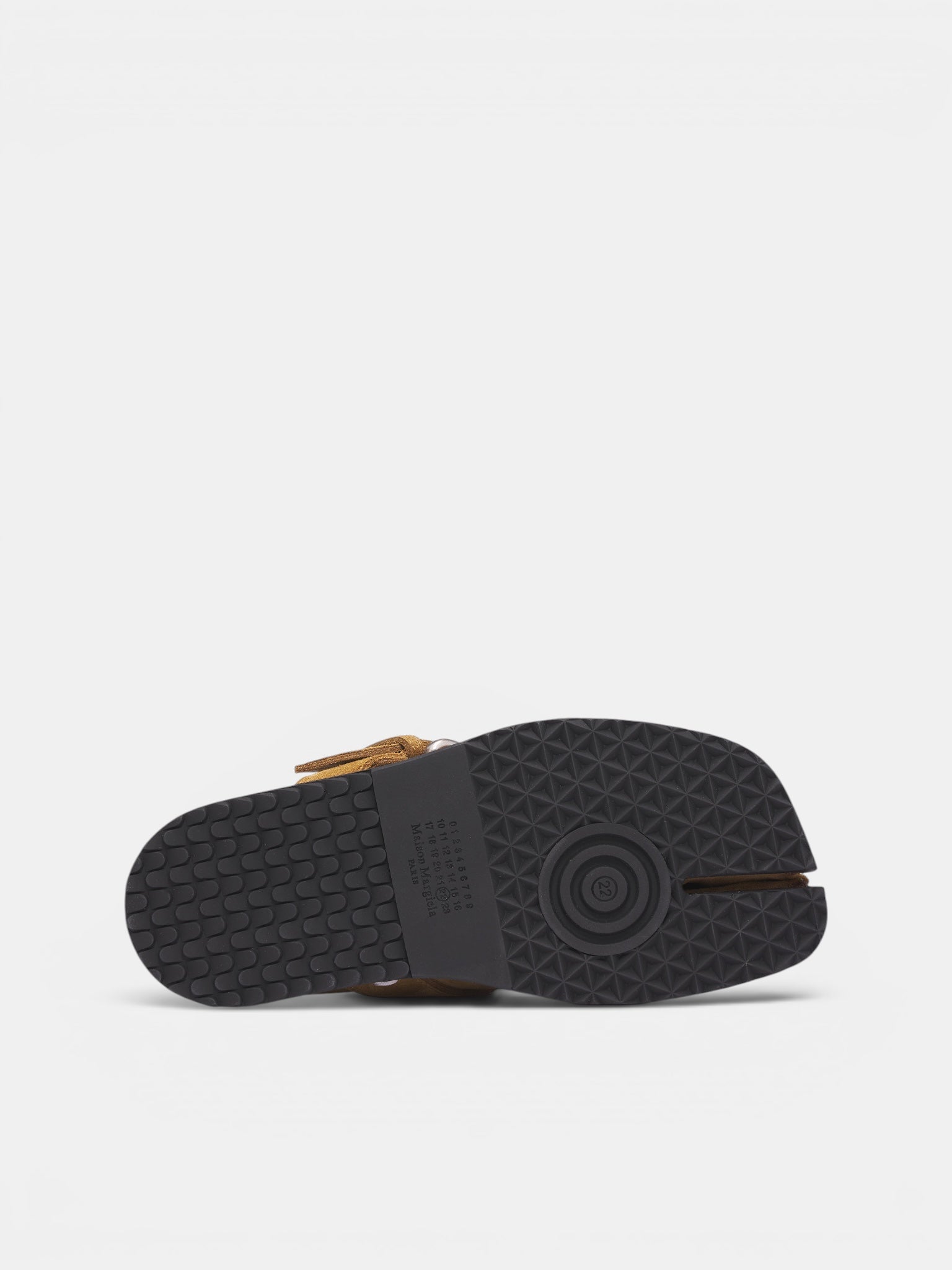 Khaki Suede Tabi Daily Mules (S58WP0316-P9026-T2285-BROWN)