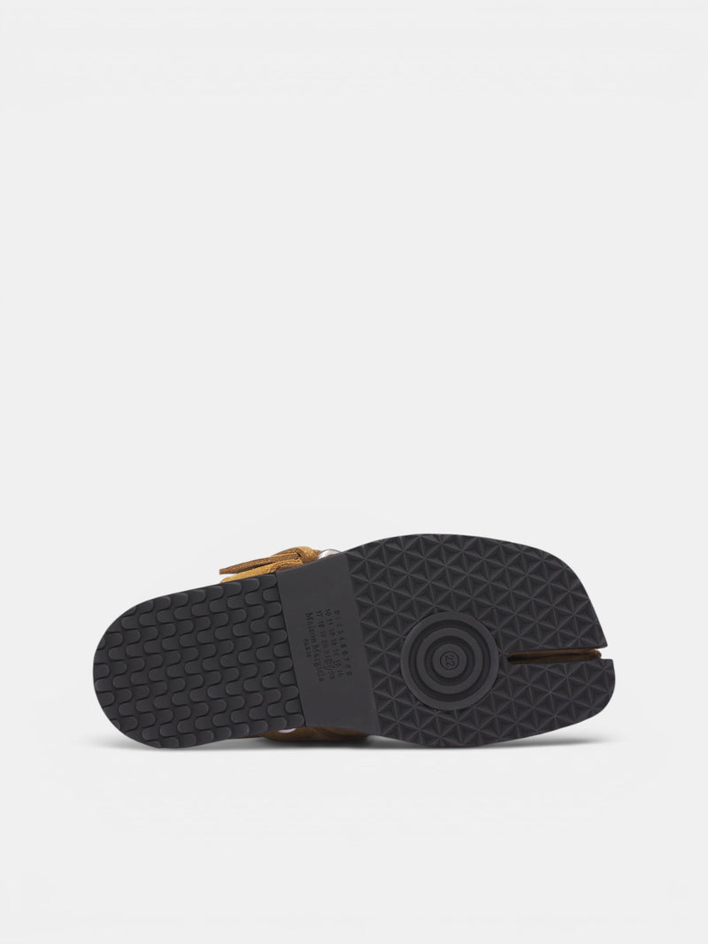 Khaki Suede Tabi Daily Mules (S58WP0316-P9026-T2285-BROWN)