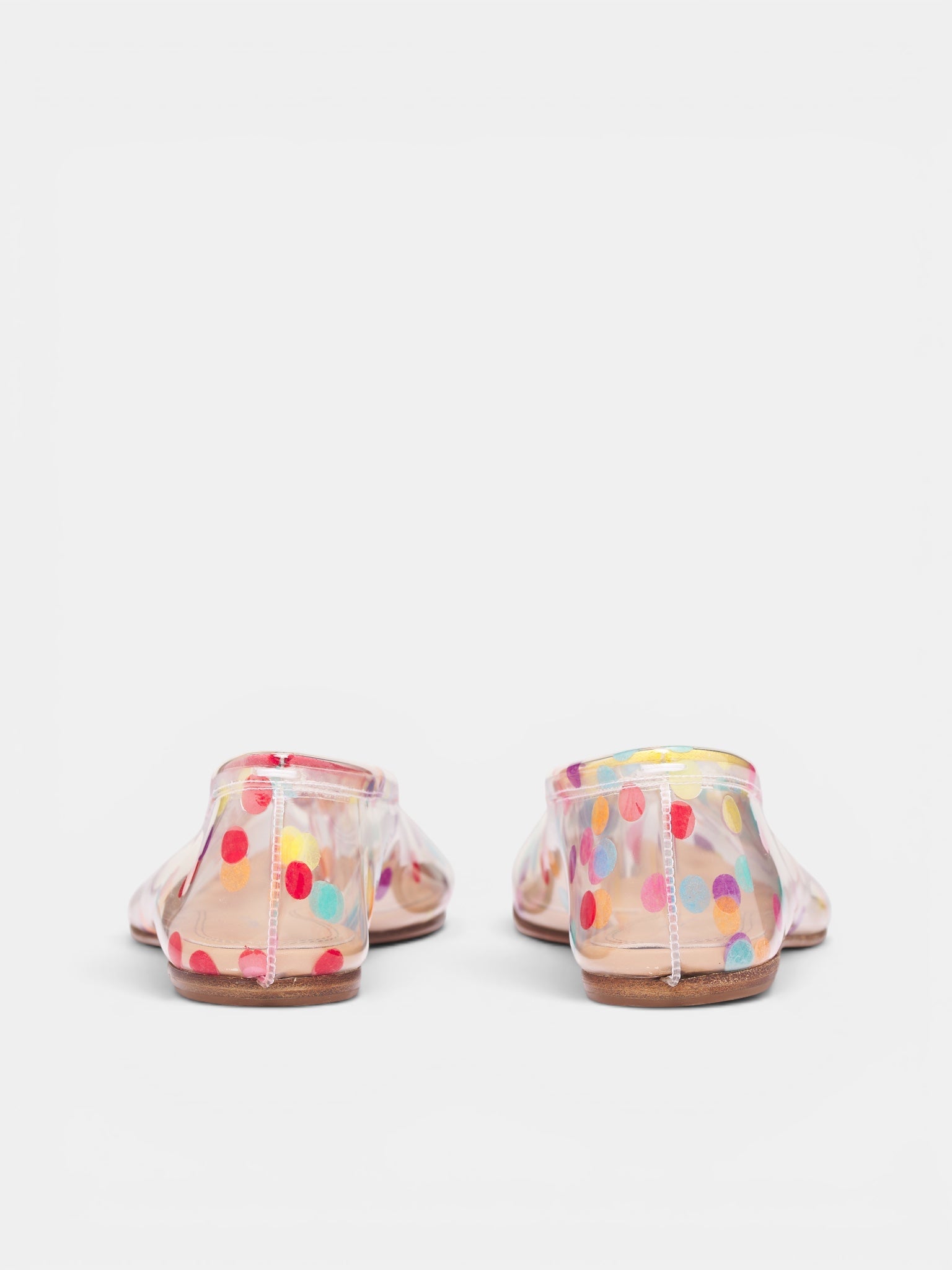 Transparent Confetti Tabi Ballerina Shoes (S58WZ0160-P7803-TRANSPARENT-MU)