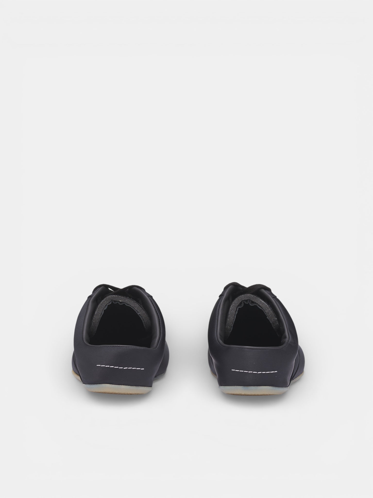 Black Satin Factory Slip-On Sneakers (S59WS0246-P7559-T8013-BLACK)