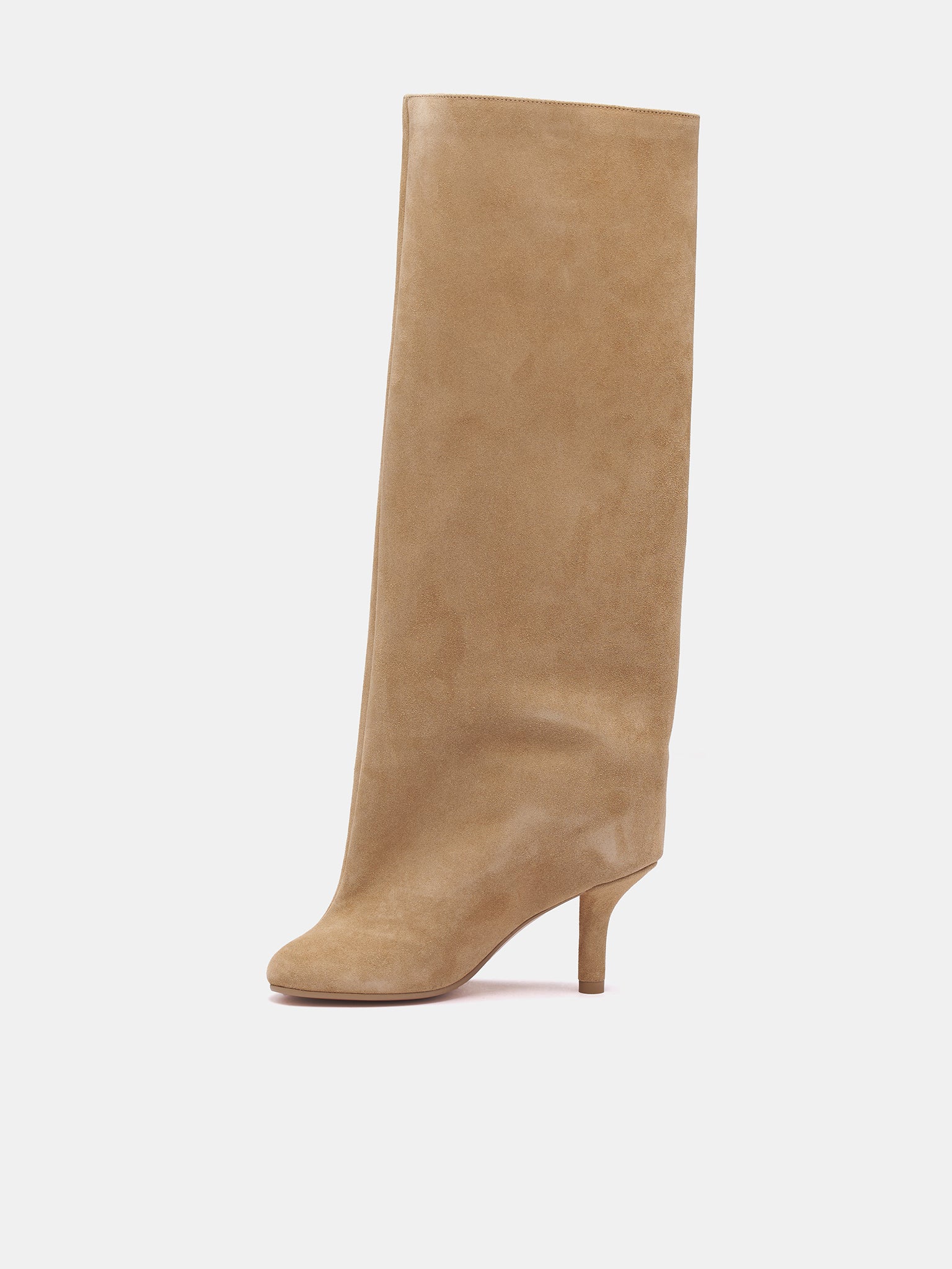 Anatomic Slip-On Suede Boots (S59WW0109-P6385-BEIGE)