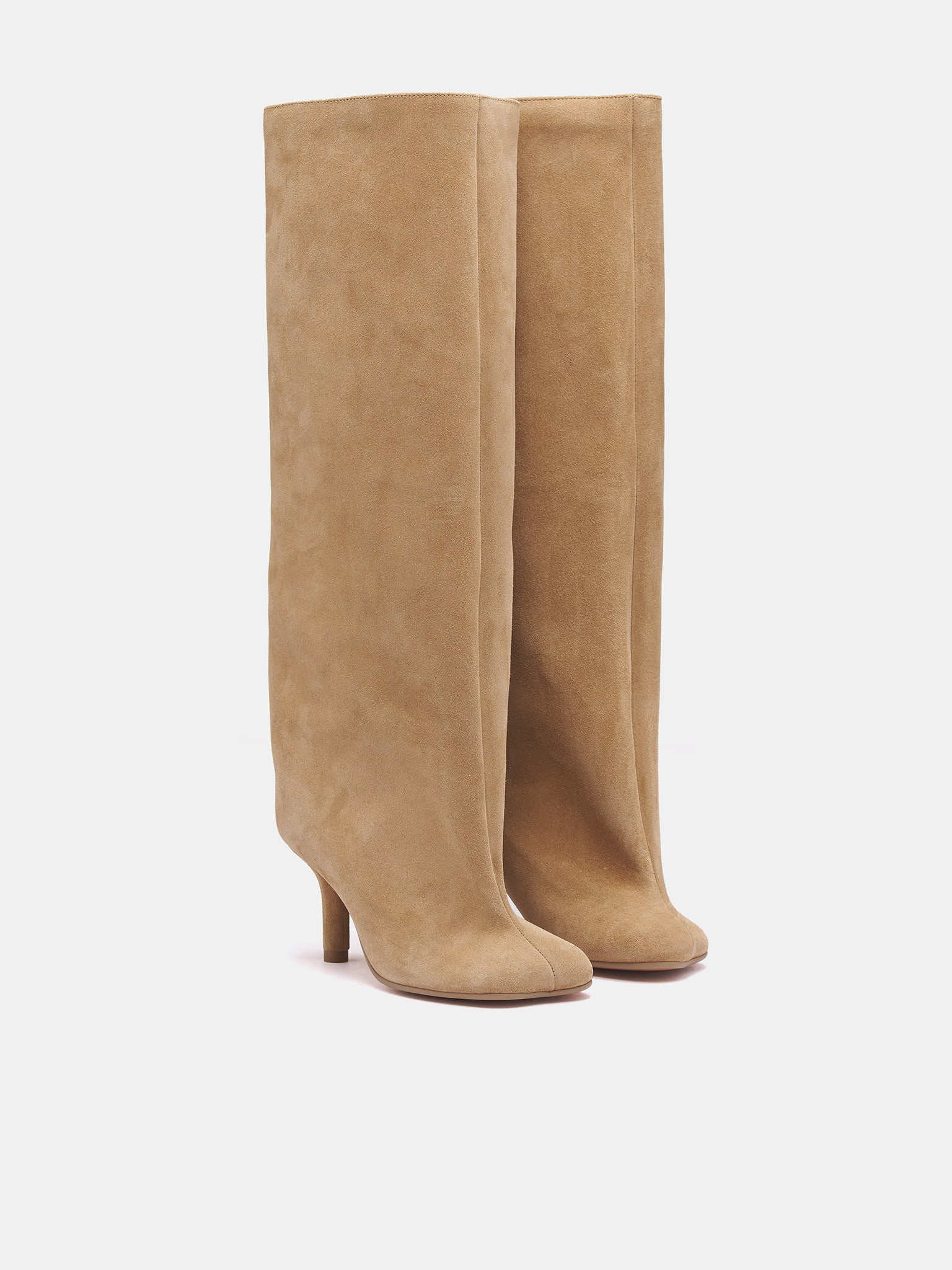 Anatomic Slip-On Suede Boots (S59WW0109-P6385-BEIGE)