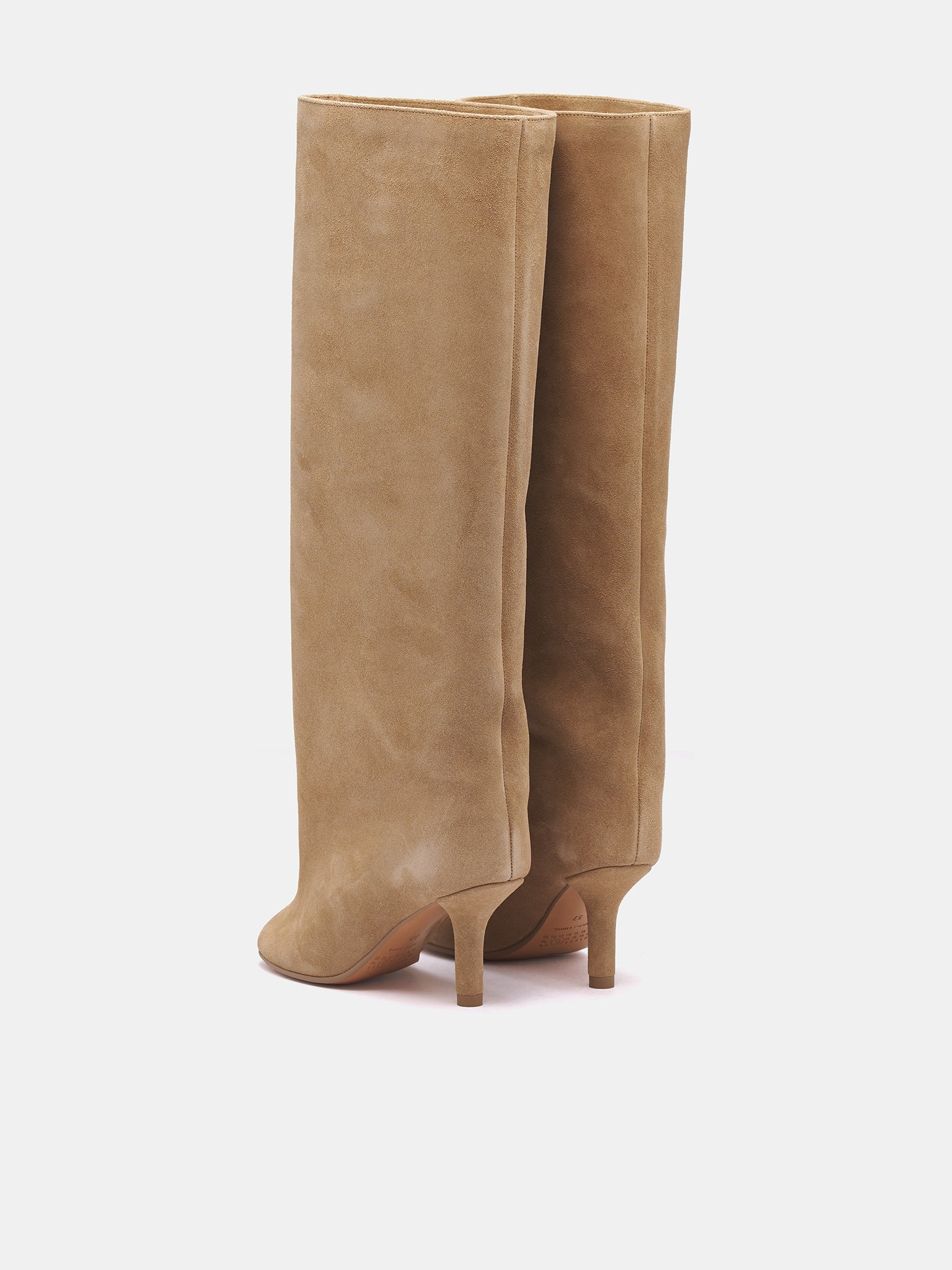 Anatomic Slip-On Suede Boots (S59WW0109-P6385-BEIGE)